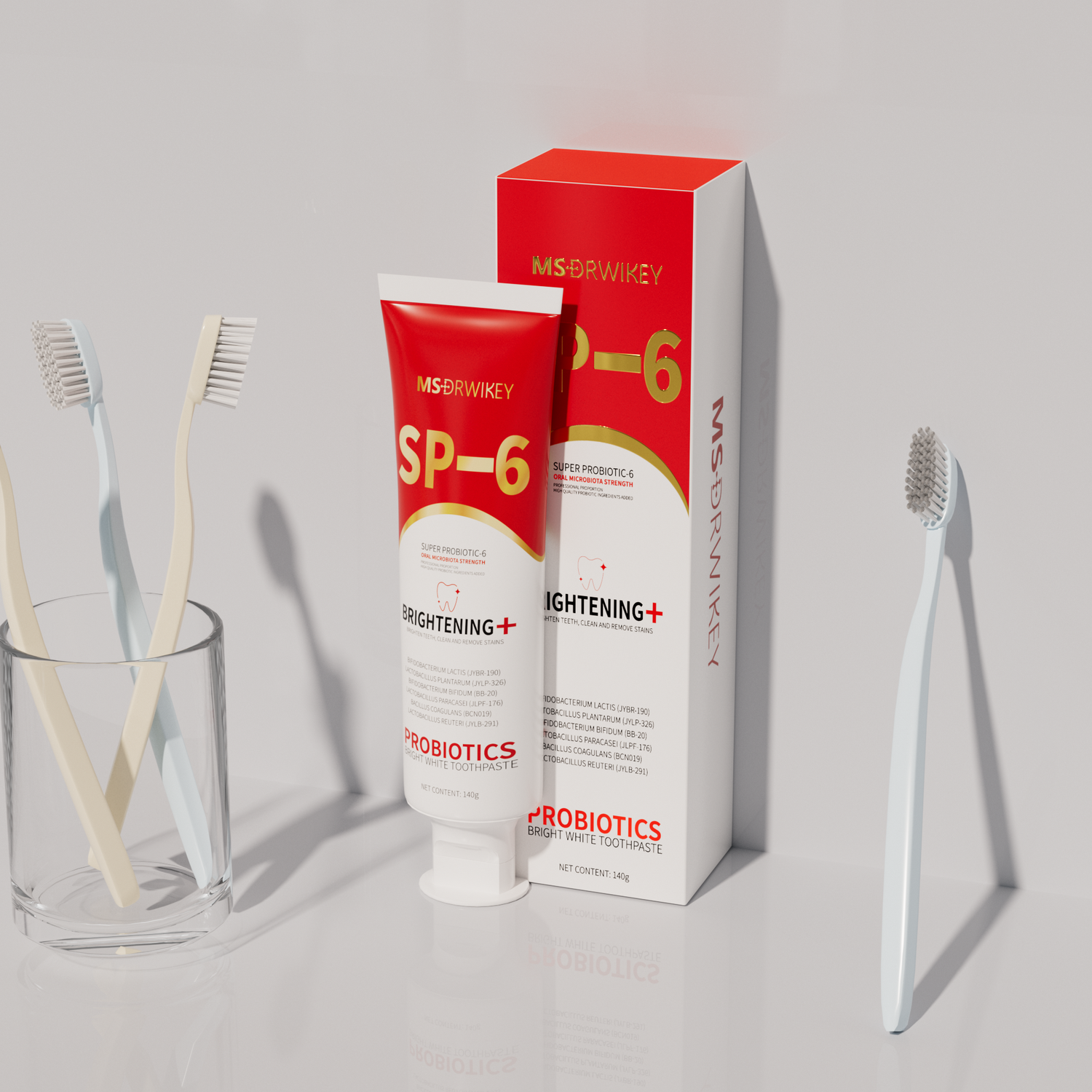 "Unlock the Power of Probiotics: The Key to Healthier Teeth and Gums with MSDRWIKEY Toothpaste"