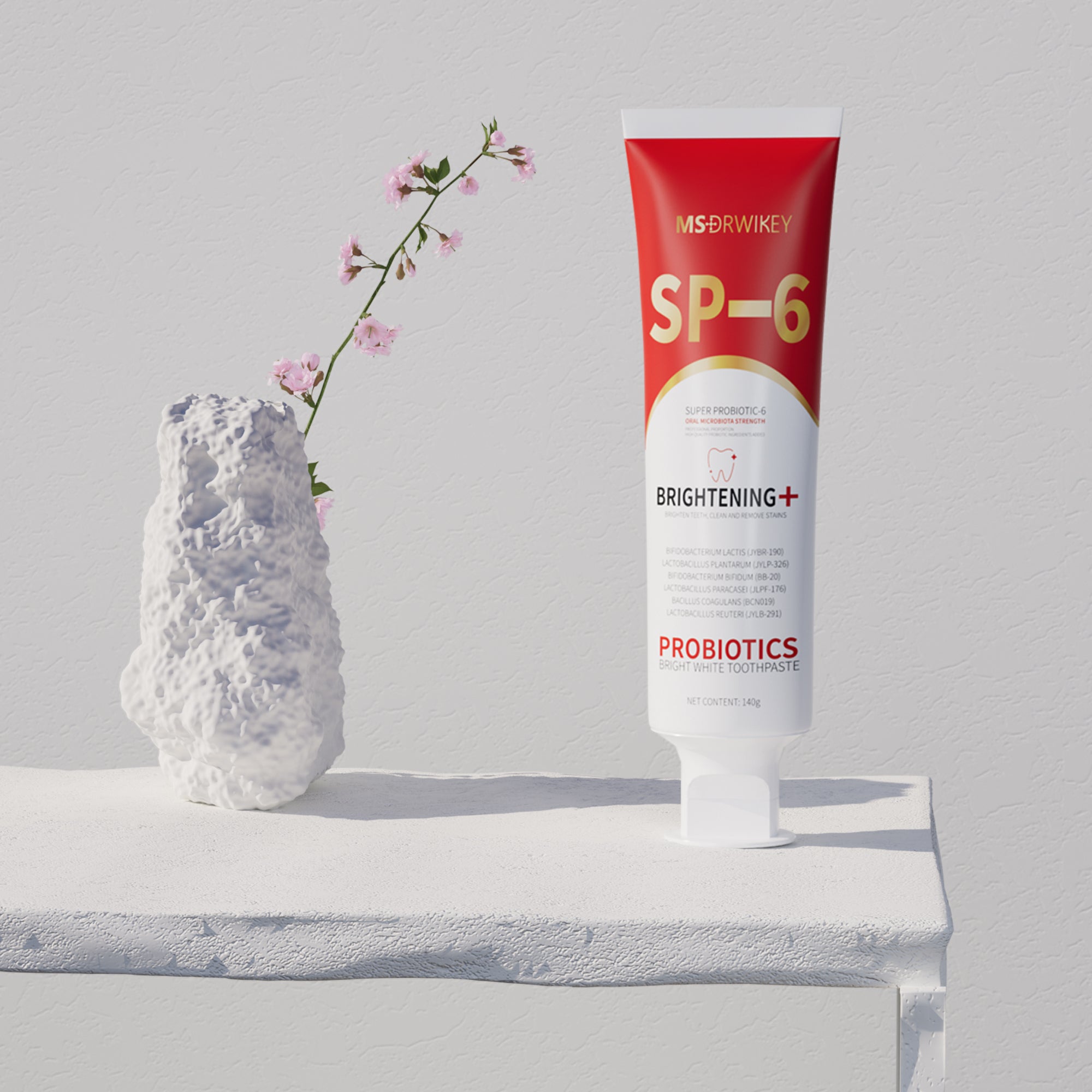 Achieve a Healthy, Bright Smile with MSDRWIKEY SP-6 Probiotic Toothpaste