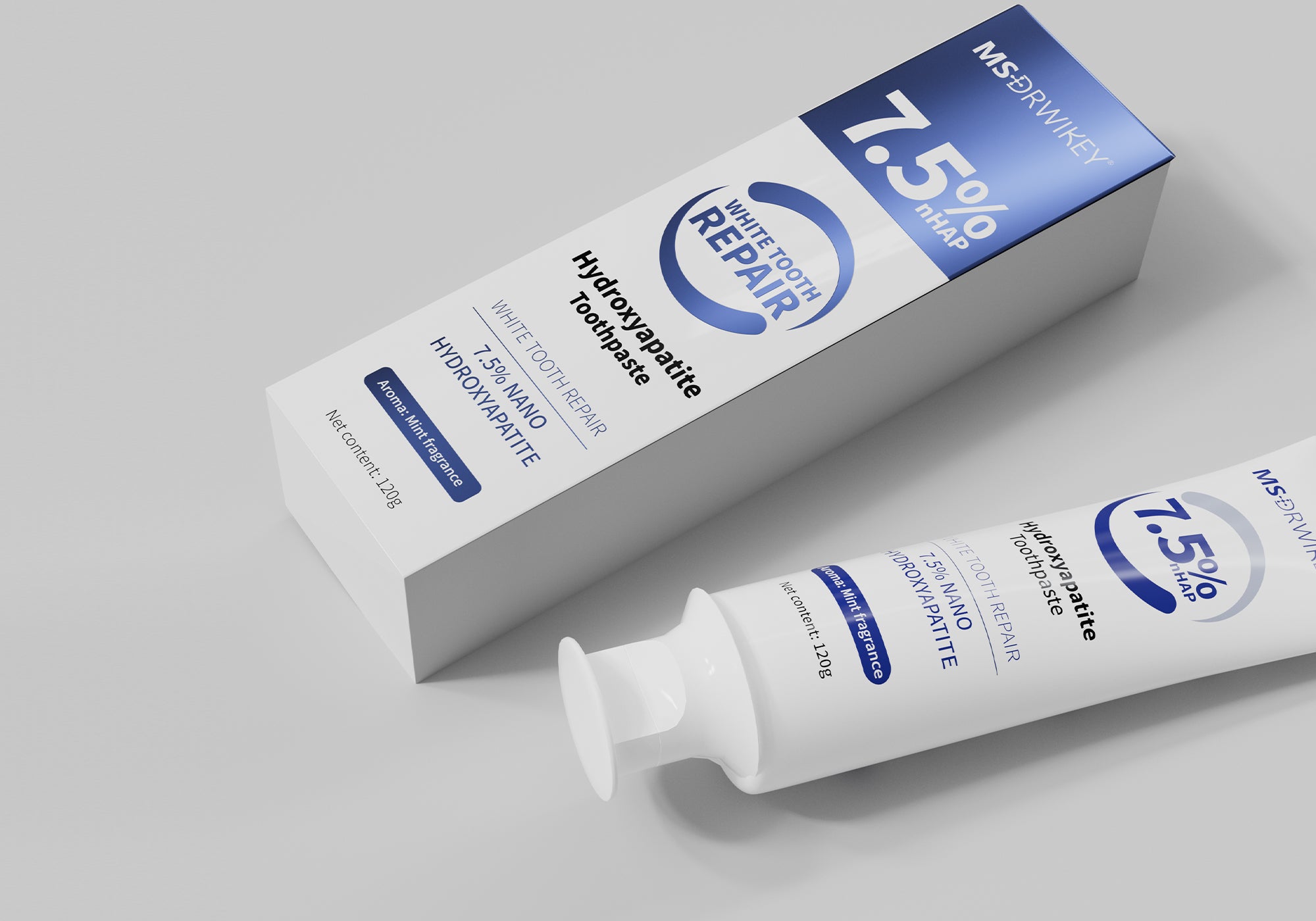 MSDRWIKEY Hydroxyapatite Toothpaste: Gentle Whitening and Relief for Sensitive Teeth