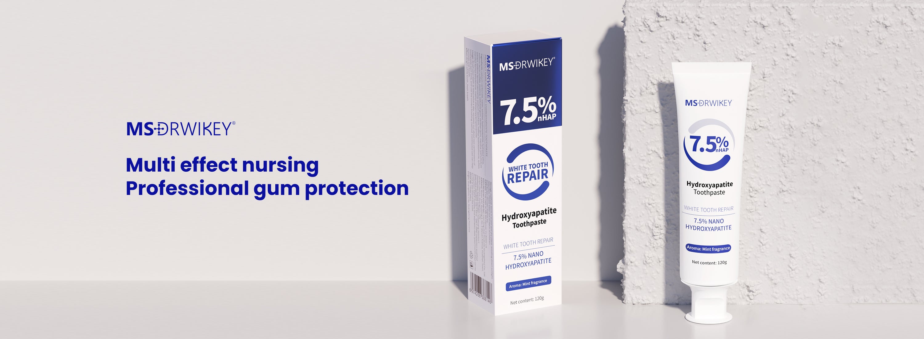 MSDRWIKEY Hydroxyapatite Toothpaste: Natural Remedies for Sensitive Teeth