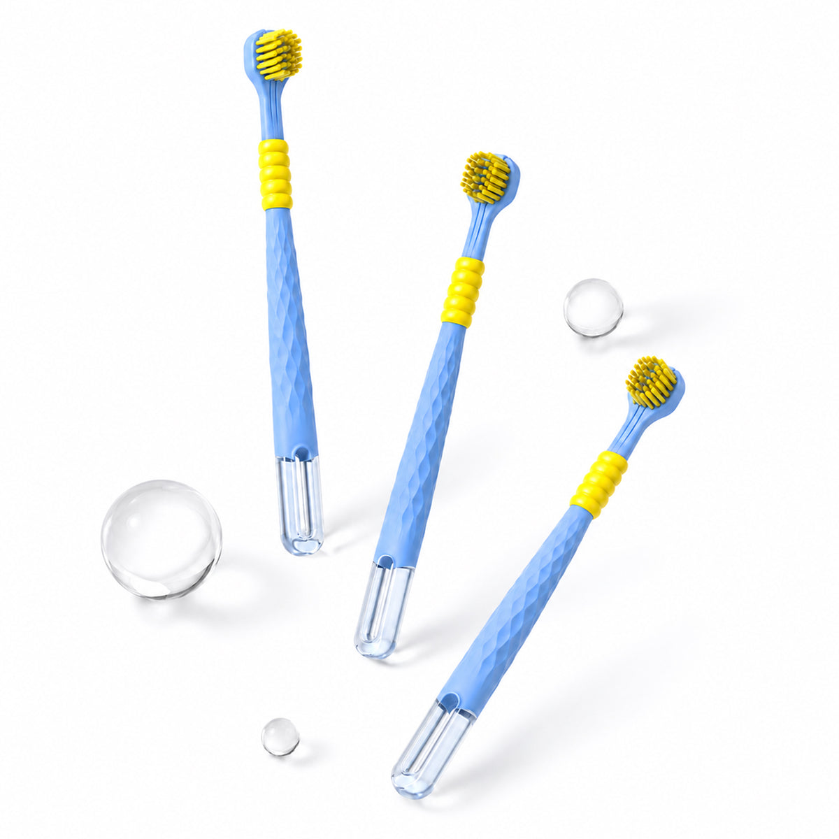 CEELIKE 3-Sided Soft Bristle Toothbrush – Complete Care