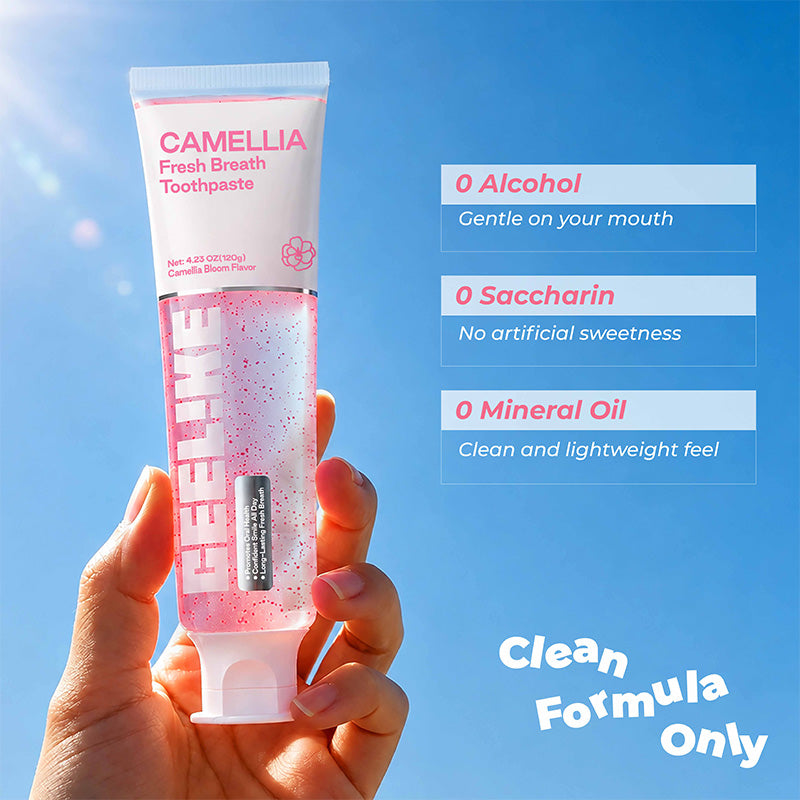 CEELIKE Camellia Toothpaste – Gentle Gel Formula, 120g