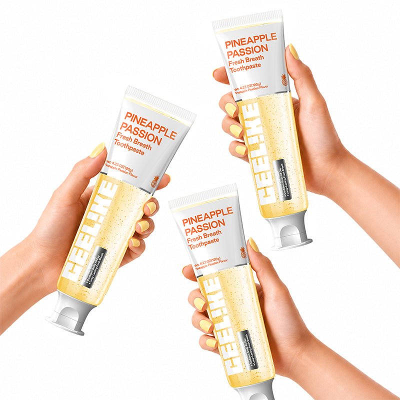 CEELIKE Pineapple Passion Toothpaste – Tropical Fruit Flavor, 120g