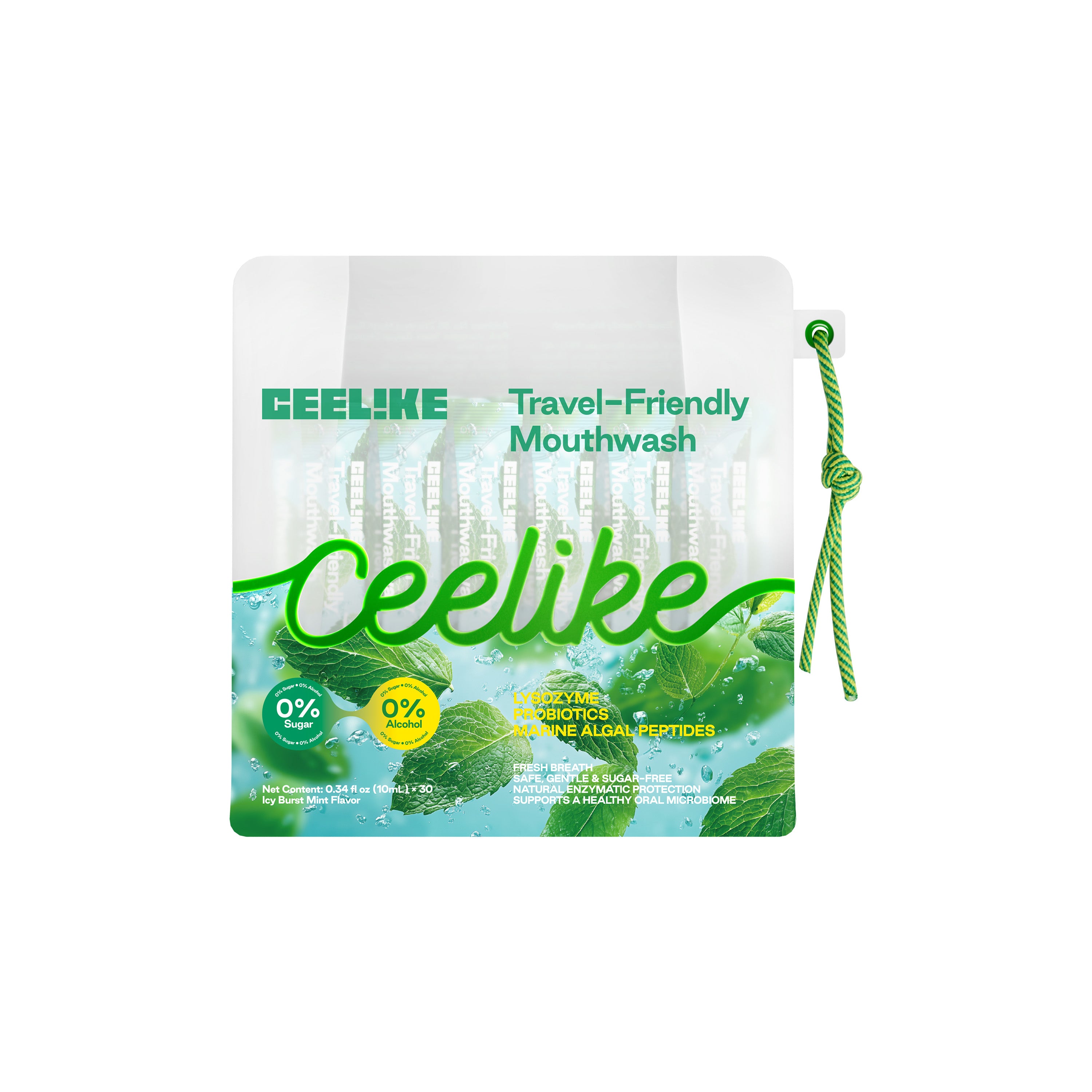 CEELIKE Ice Mint Portable Mouthwash — Instant Freshness, Anytime, Anywhere