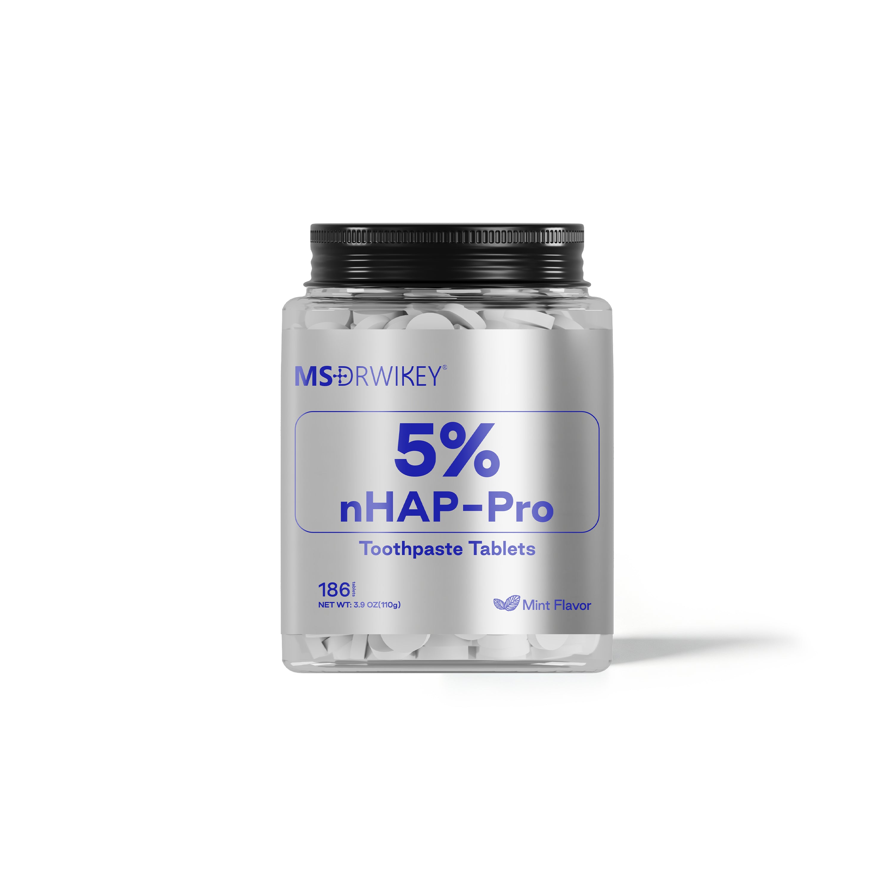 MSDRWIKEY 5% Hydroxyapatite Solid Toothpaste Tablets