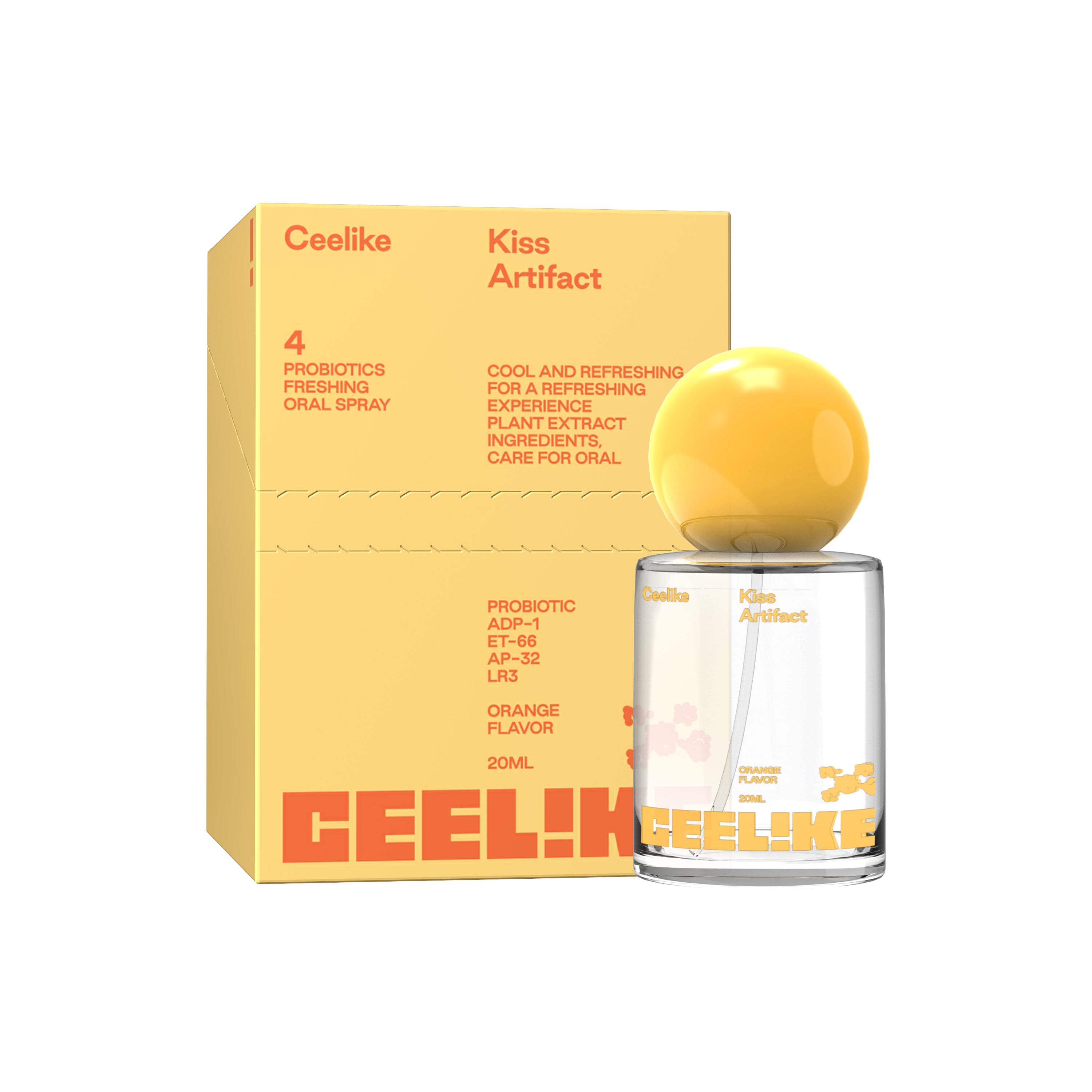 CEELIKE — Orange Probiotic Mist 20ml. Juicy. Bright. Confident.