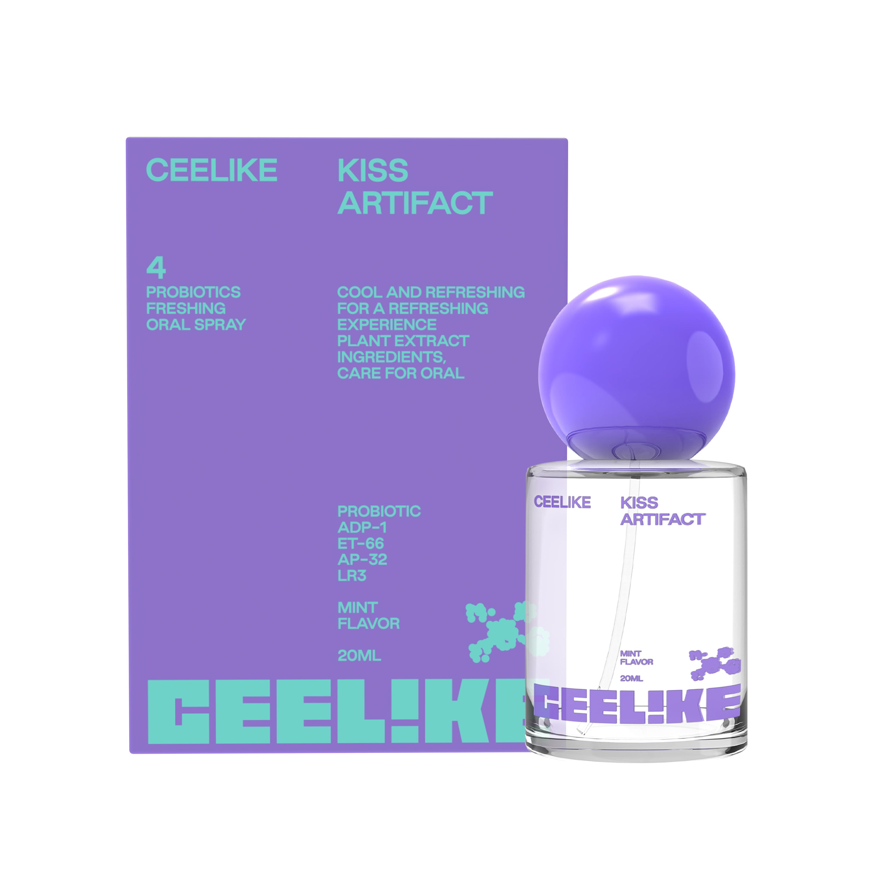 CEELIKE Probiotic Oral Spray – 20ml Long-Lasting Fresh Breath