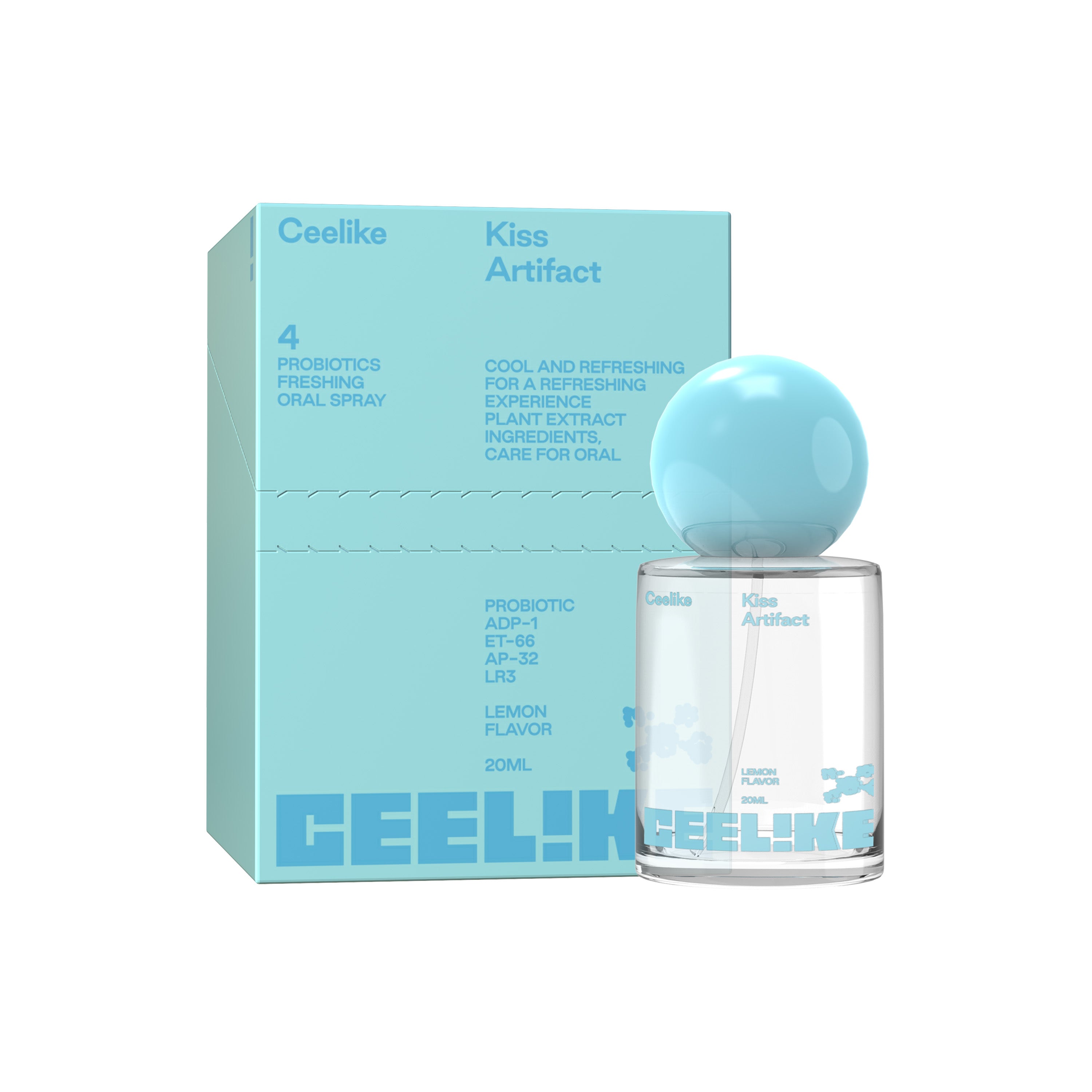 CEELIKE — Lemon Probiotic Mist — 20ml . Zesty. Fresh. Confident.