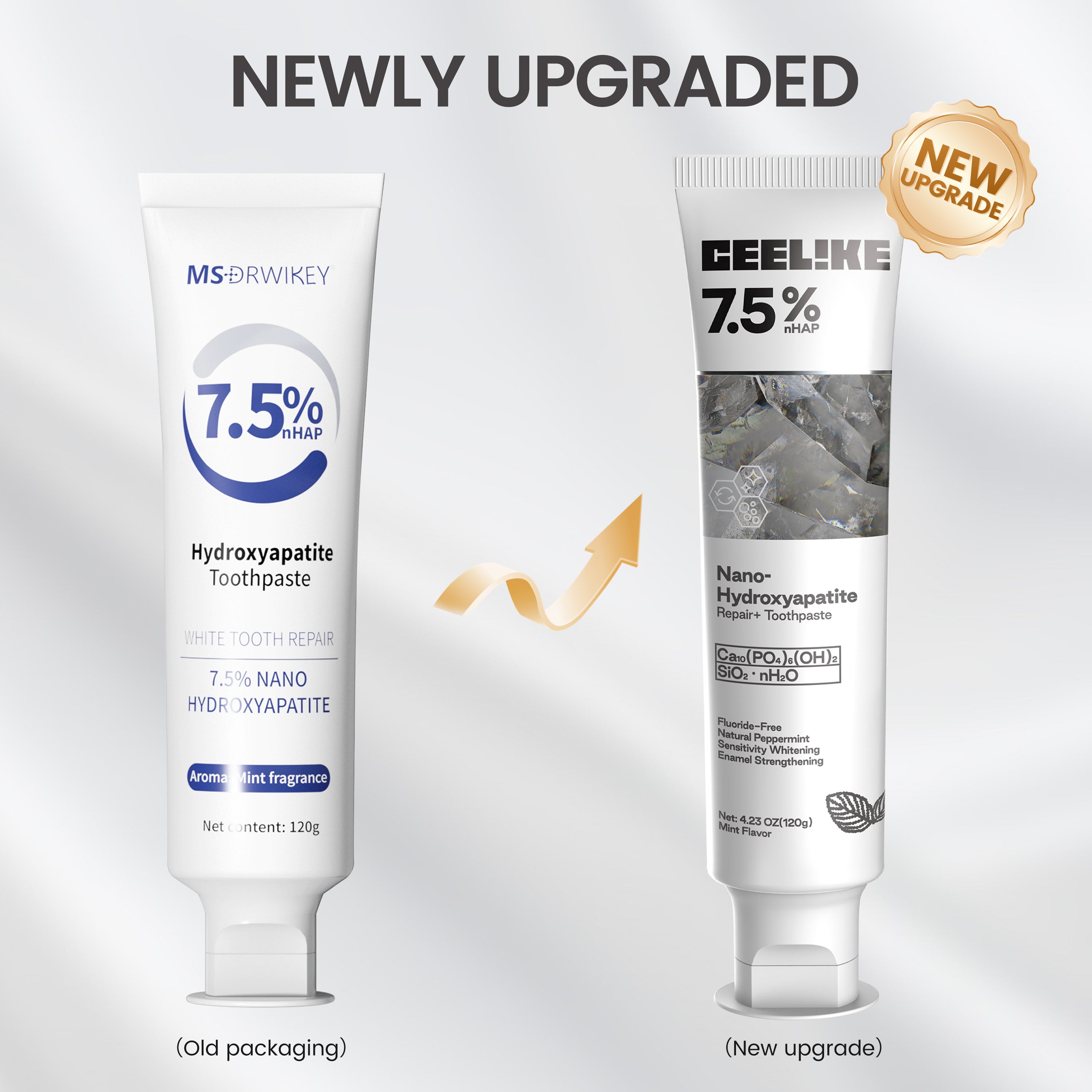 CEELIKE Hydroxyapatite Toothpaste, Repair and Protect Toothpaste, 4.23oz