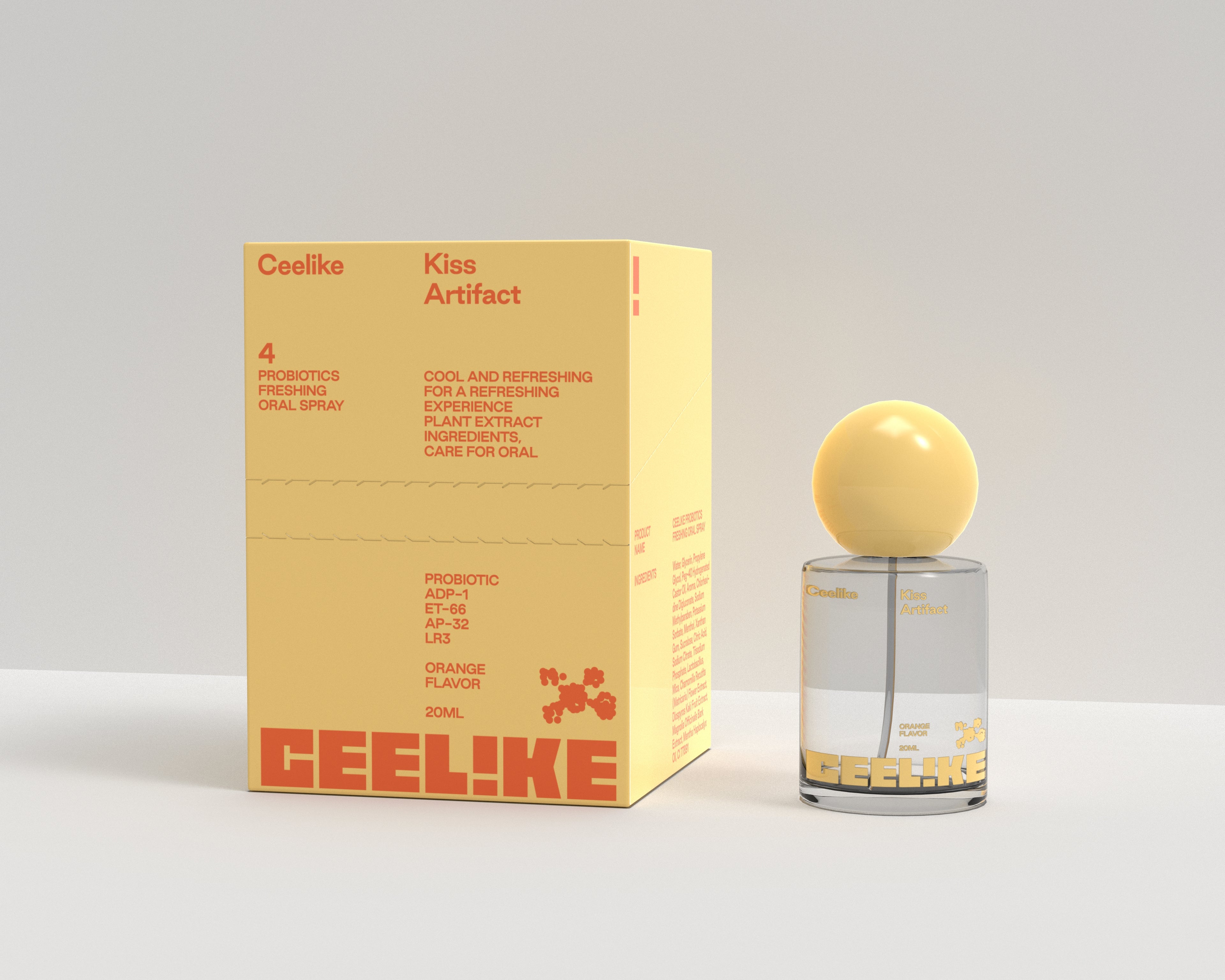 CEELIKE — Orange Probiotic Mist 20ml. Juicy. Bright. Confident.