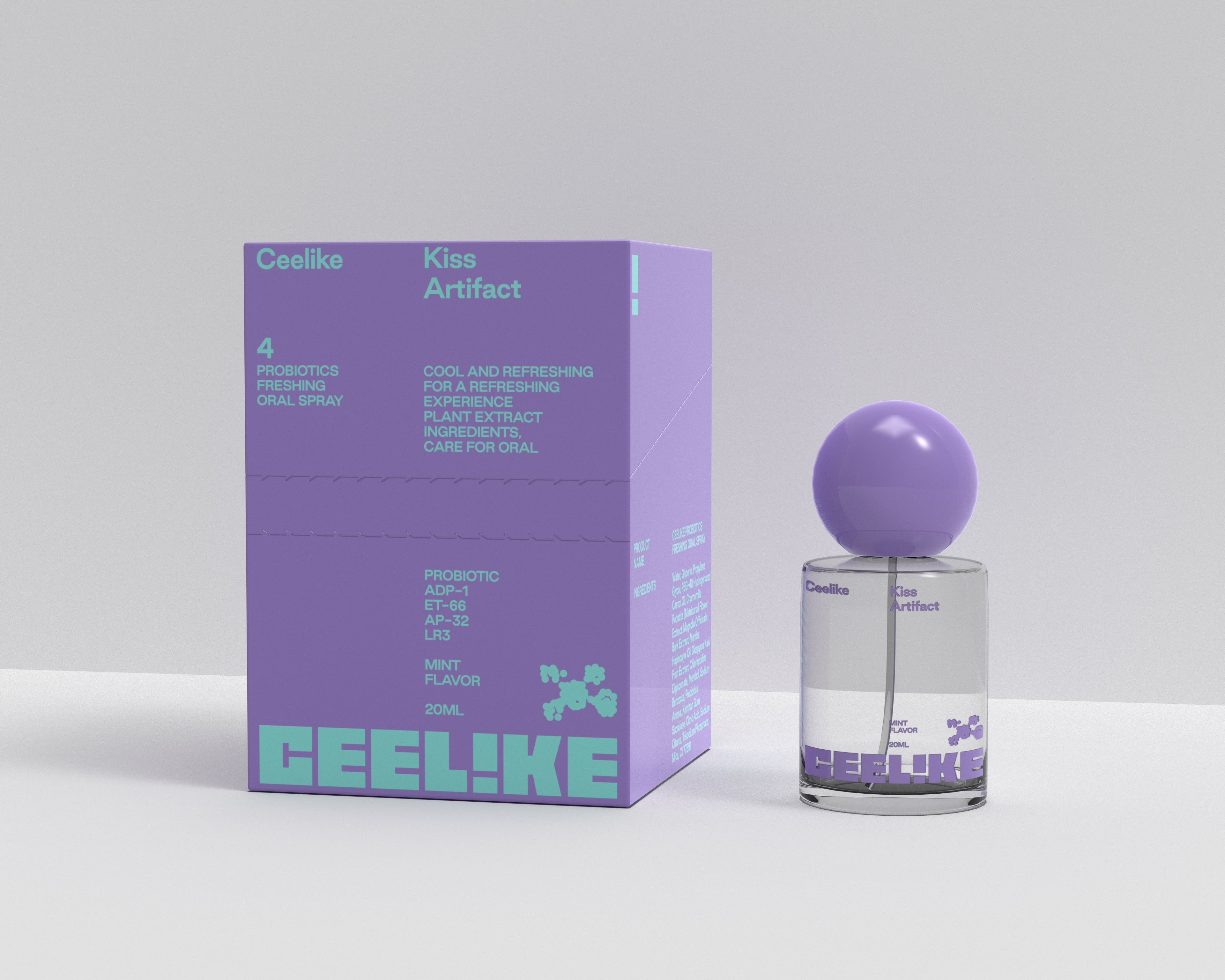 CEELIKE Probiotic Oral Spray - 20ml Breath Freshener for Long-Lasting Freshness and Oral Health