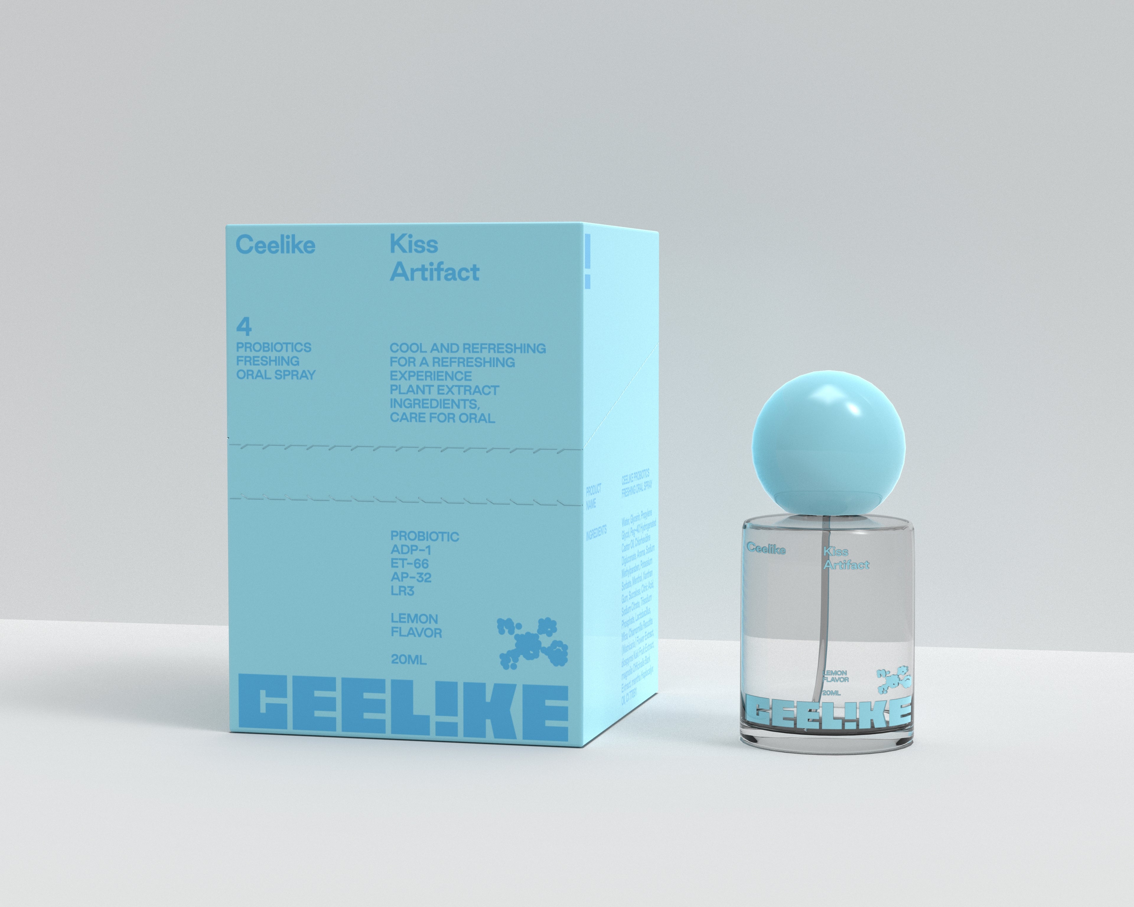 CEELIKE — Lemon Probiotic Mist — 20ml . Zesty. Fresh. Confident.