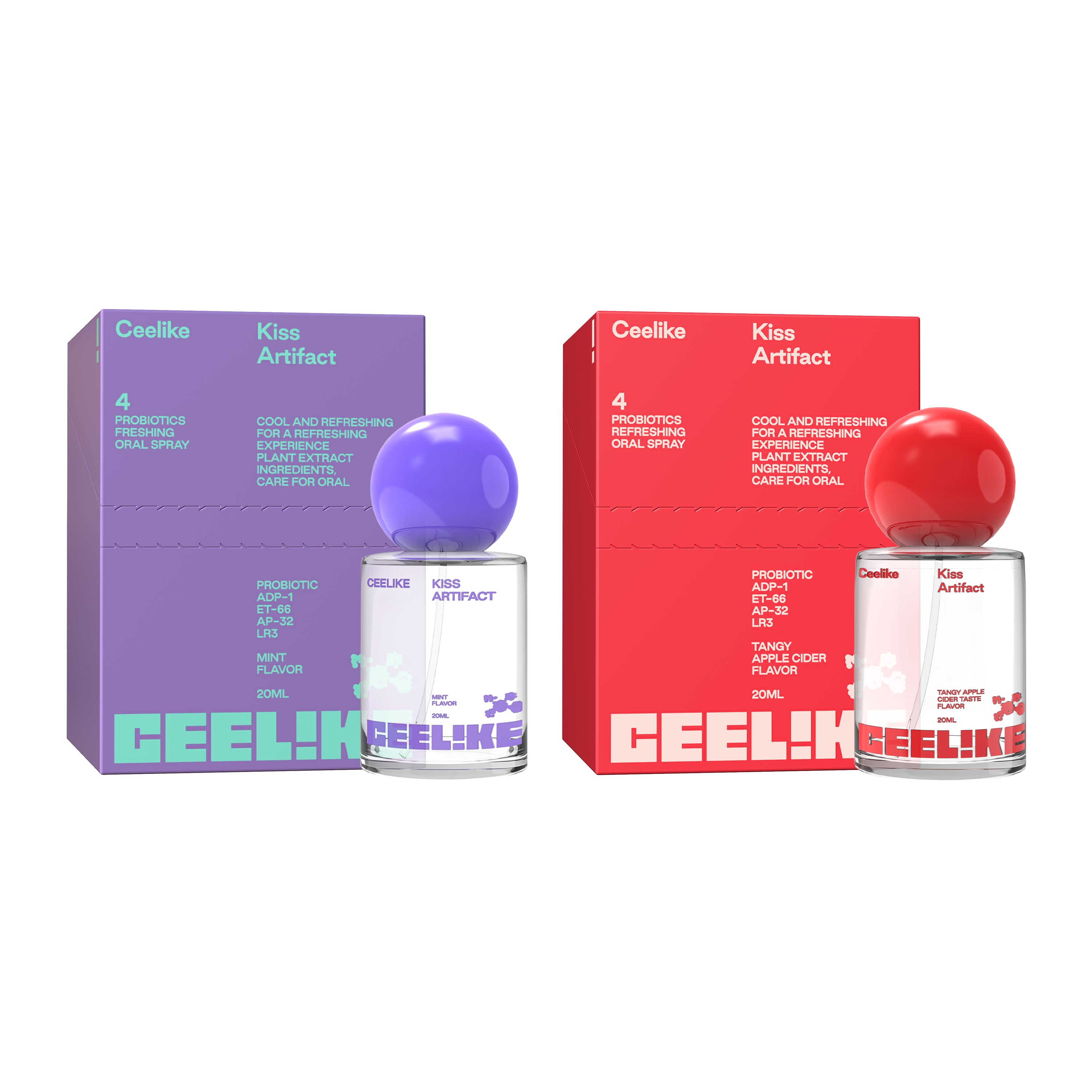 CEELIKE — Probiotic Mist Set 5×20ml. Fresh. Versatile. Confident.