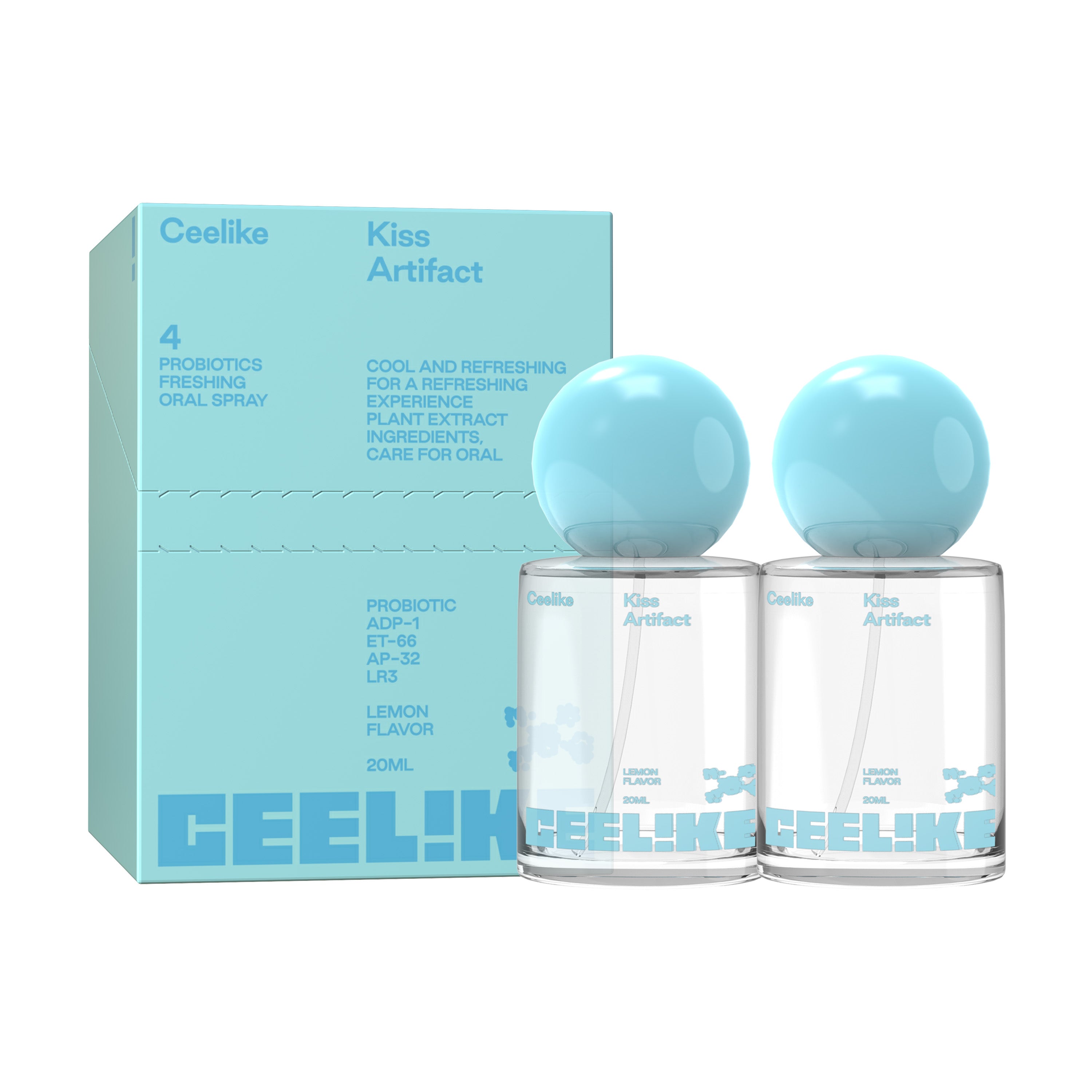 CEELIKE — Lemon Probiotic Mist — 20ml . Zesty. Fresh. Confident.