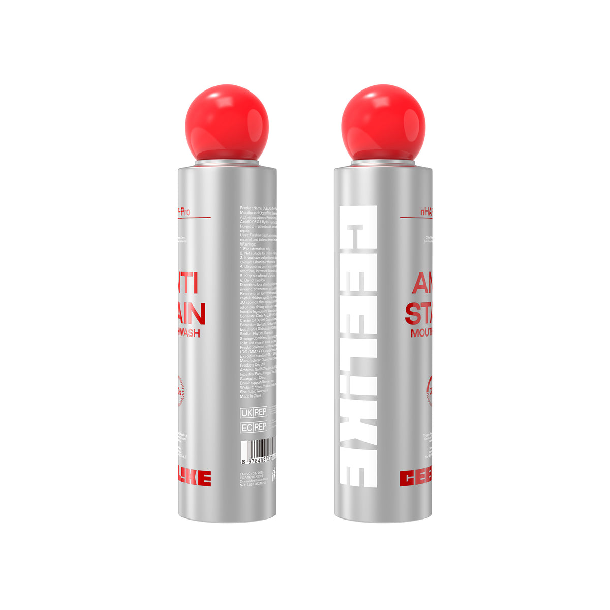 CEELIKE Daily Oral Rinse 120ml | Alcohol-Free Mouthwash
