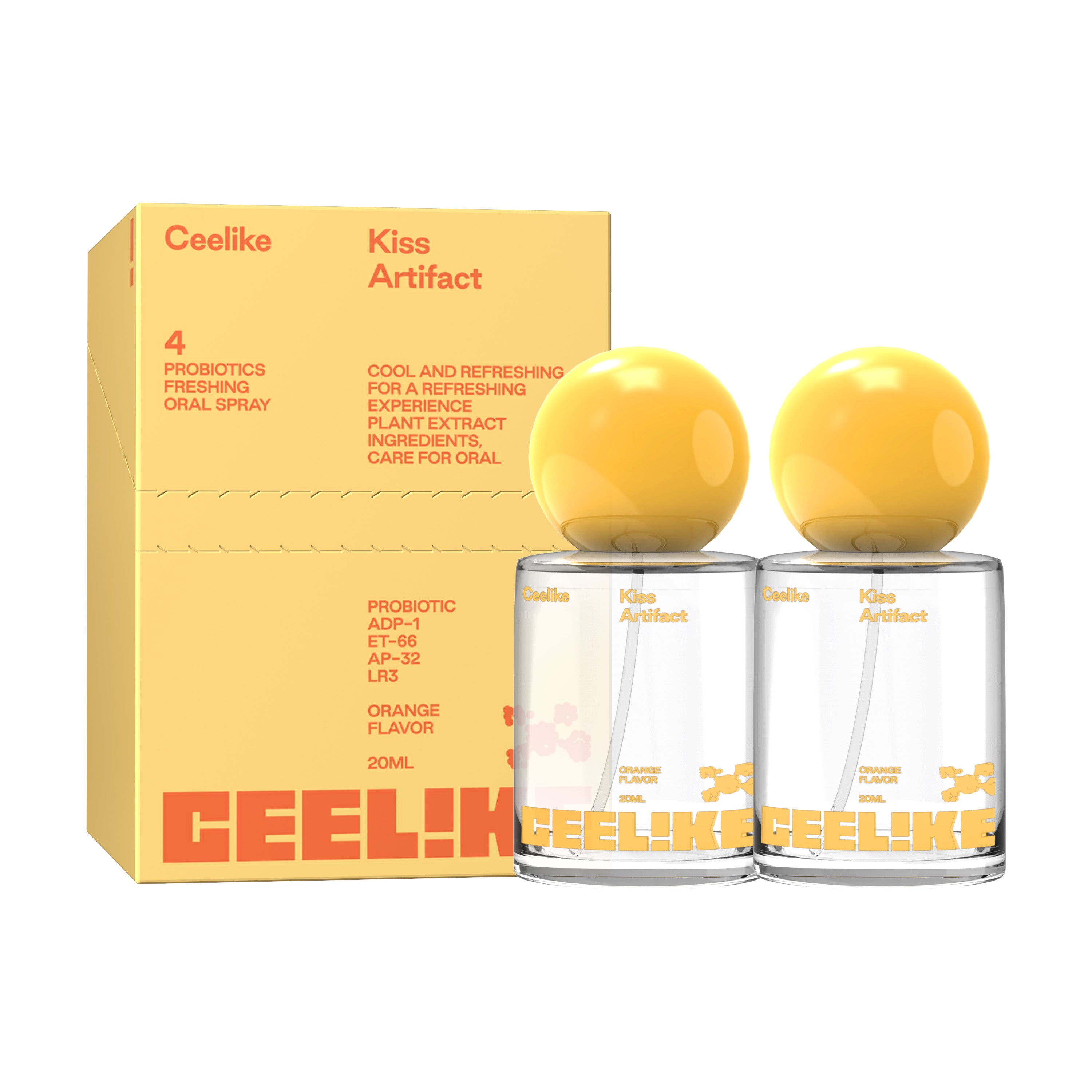 CEELIKE — Orange Probiotic Mist 20ml. Juicy. Bright. Confident.