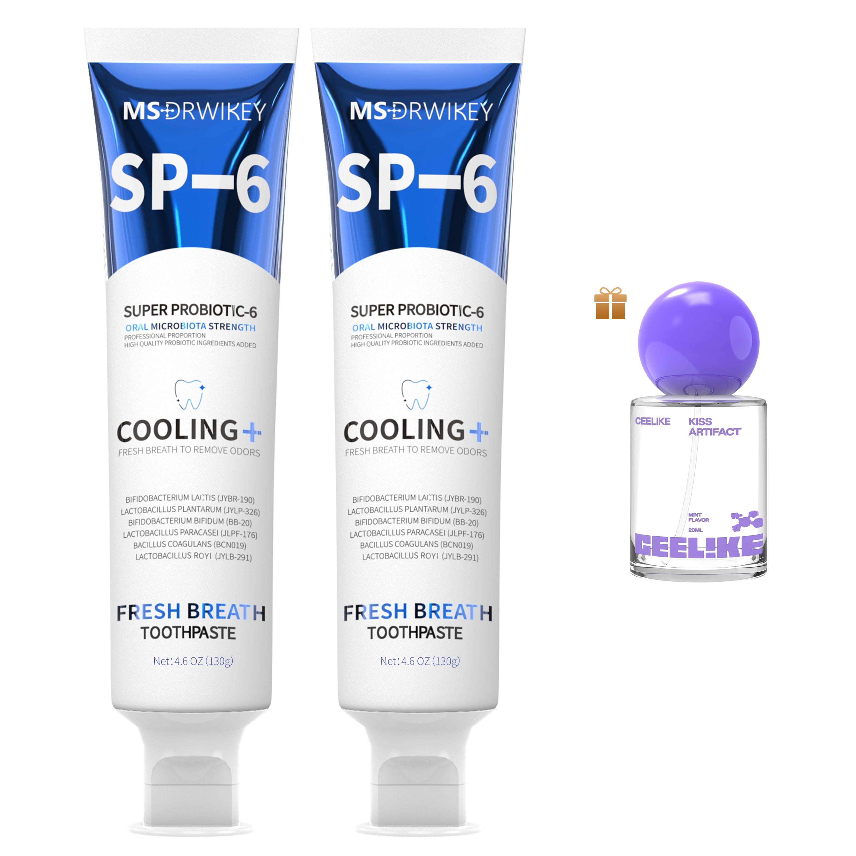 MSDRWIKEY Cooling Fresh Breath Toothpaste – Instant Refresh, Long-Lasting Freshness!