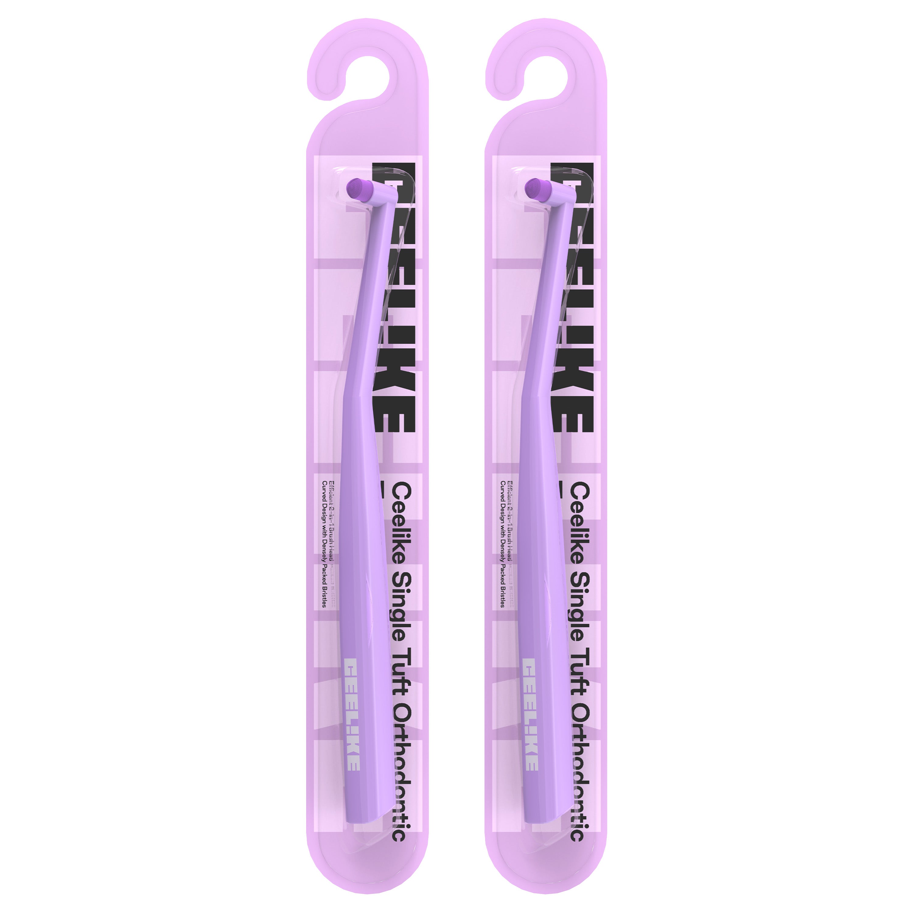 CEELIKE End Tuft Toothbrush – Orthodontic & Braces Care Toothbrush