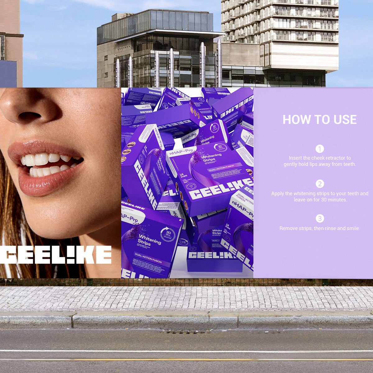 CEELIKE Hydroxyapatite Tooth Strips | Comfort Fit Oral Strips