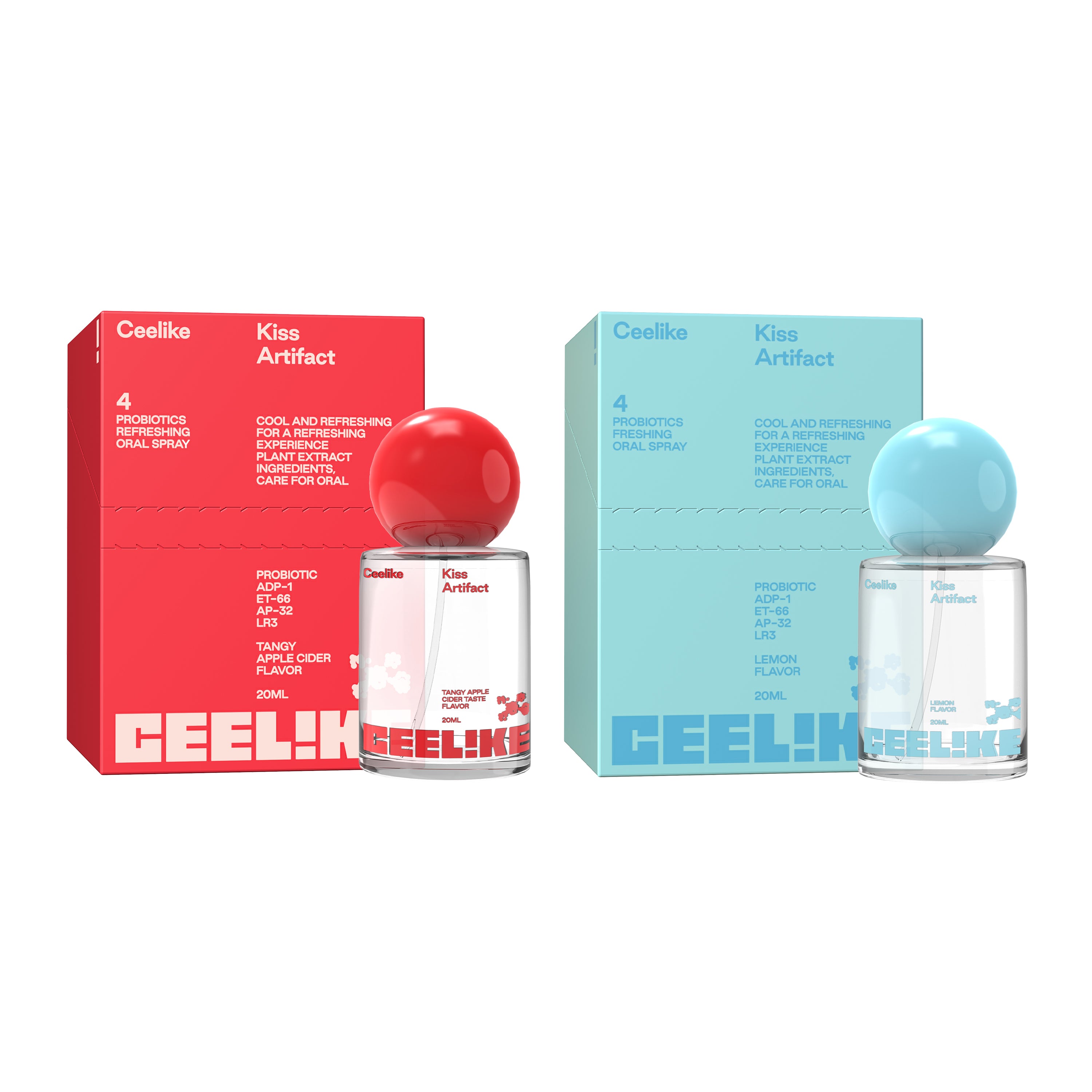 CEELIKE — Probiotic Mist Set 5×20ml. Fresh. Versatile. Confident.
