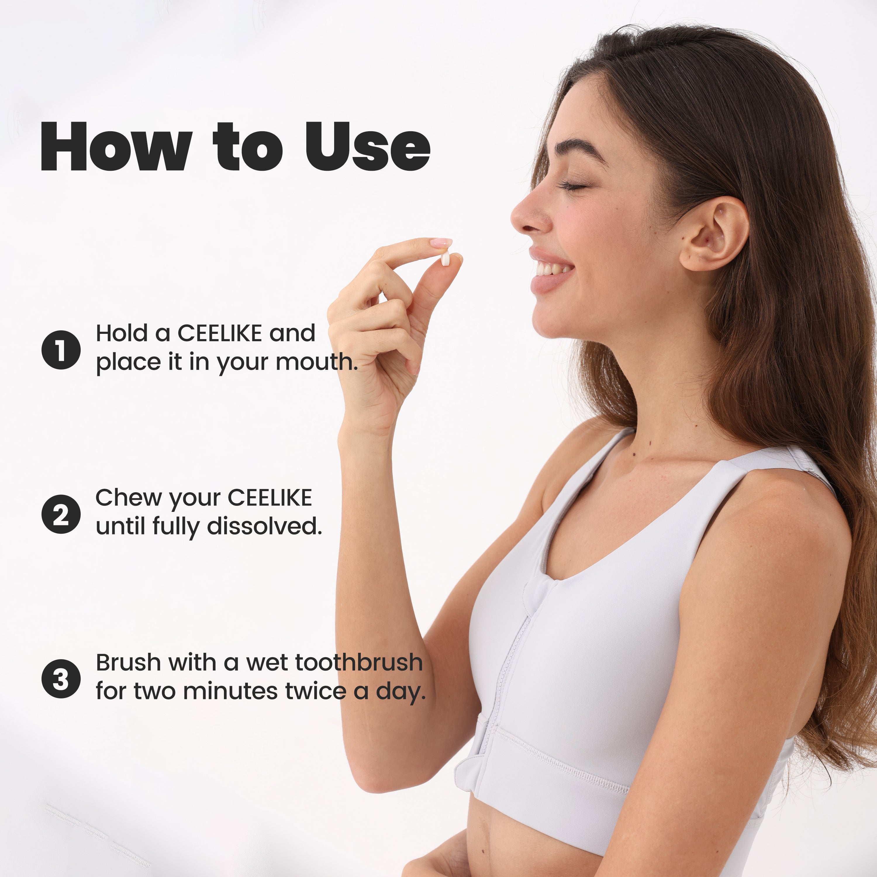 CEELIKE Solid Toothpaste — Advanced Enamel Care & Natural Whitening