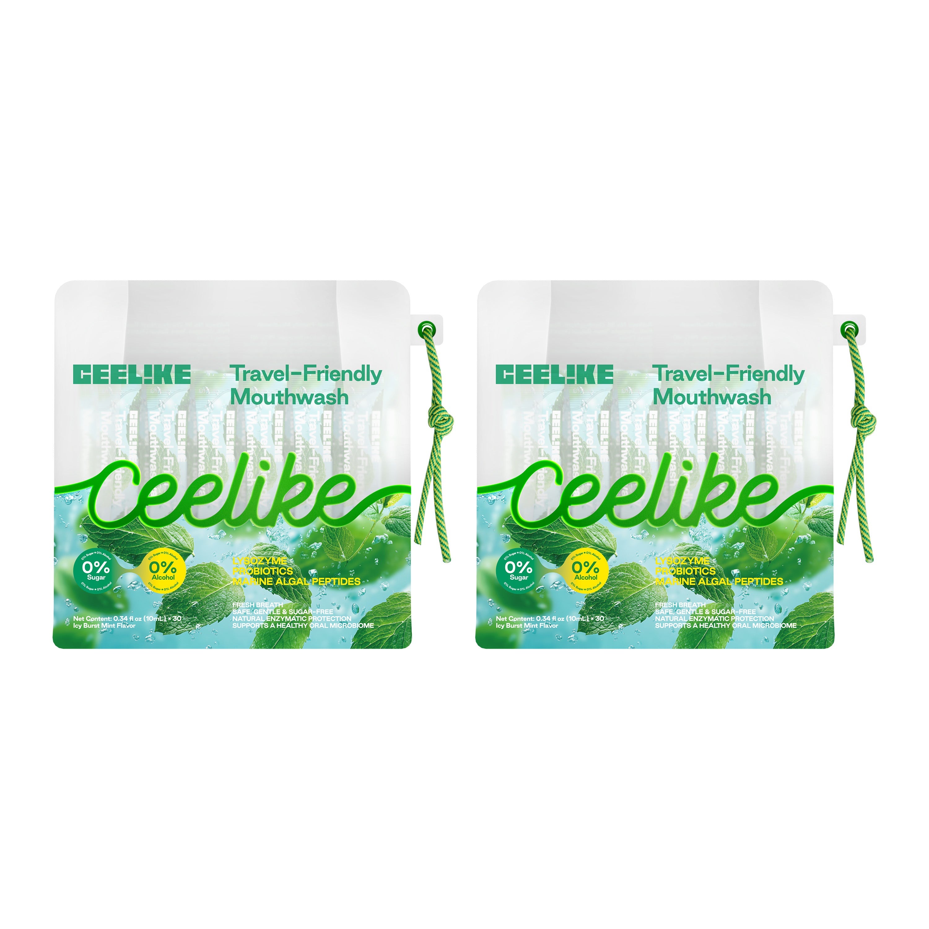 CEELIKE Ice Mint Portable Mouthwash — Instant Freshness, Anytime, Anywhere