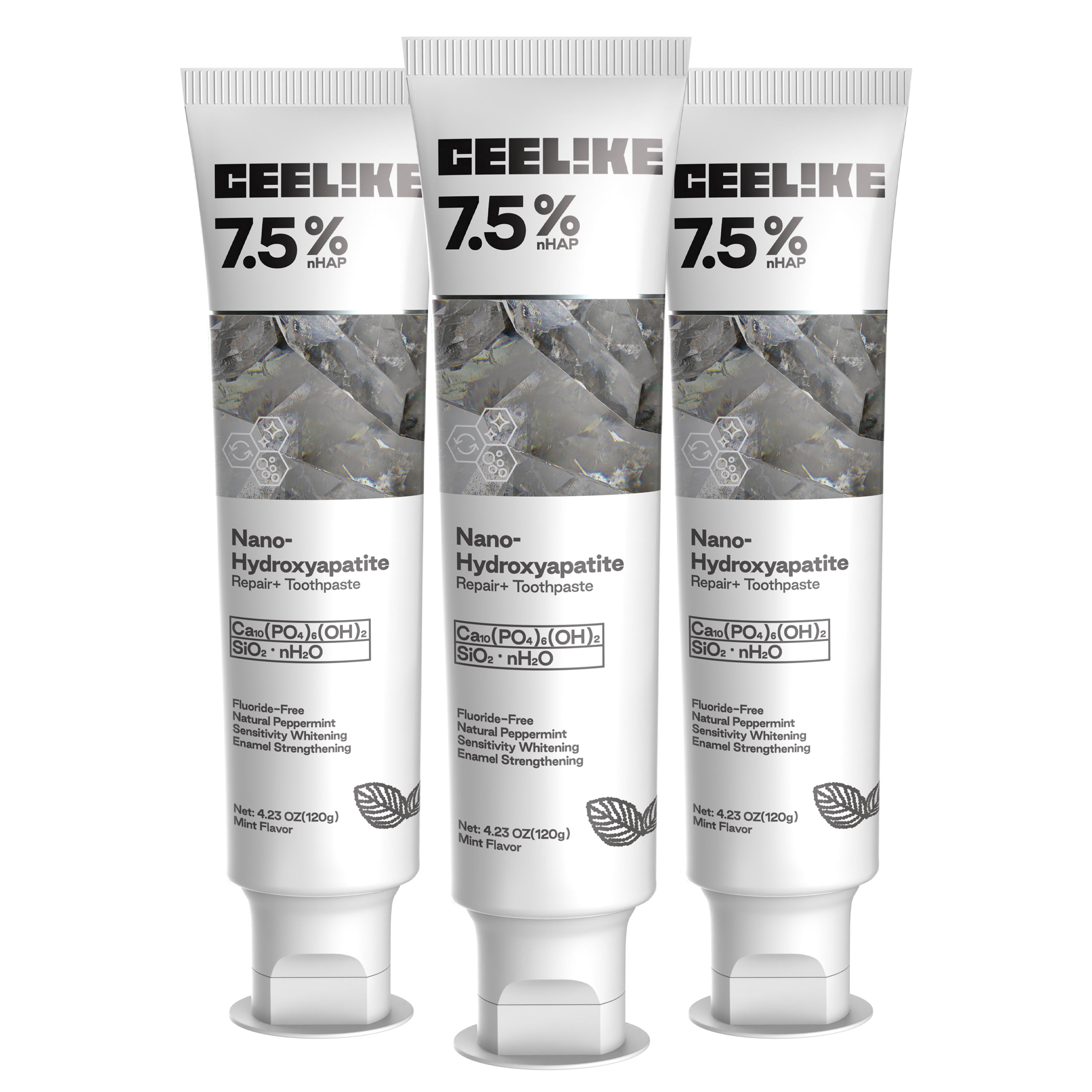 CEELIKE Hydroxyapatite Toothpaste, Repair and Protect Toothpaste, 4.23oz