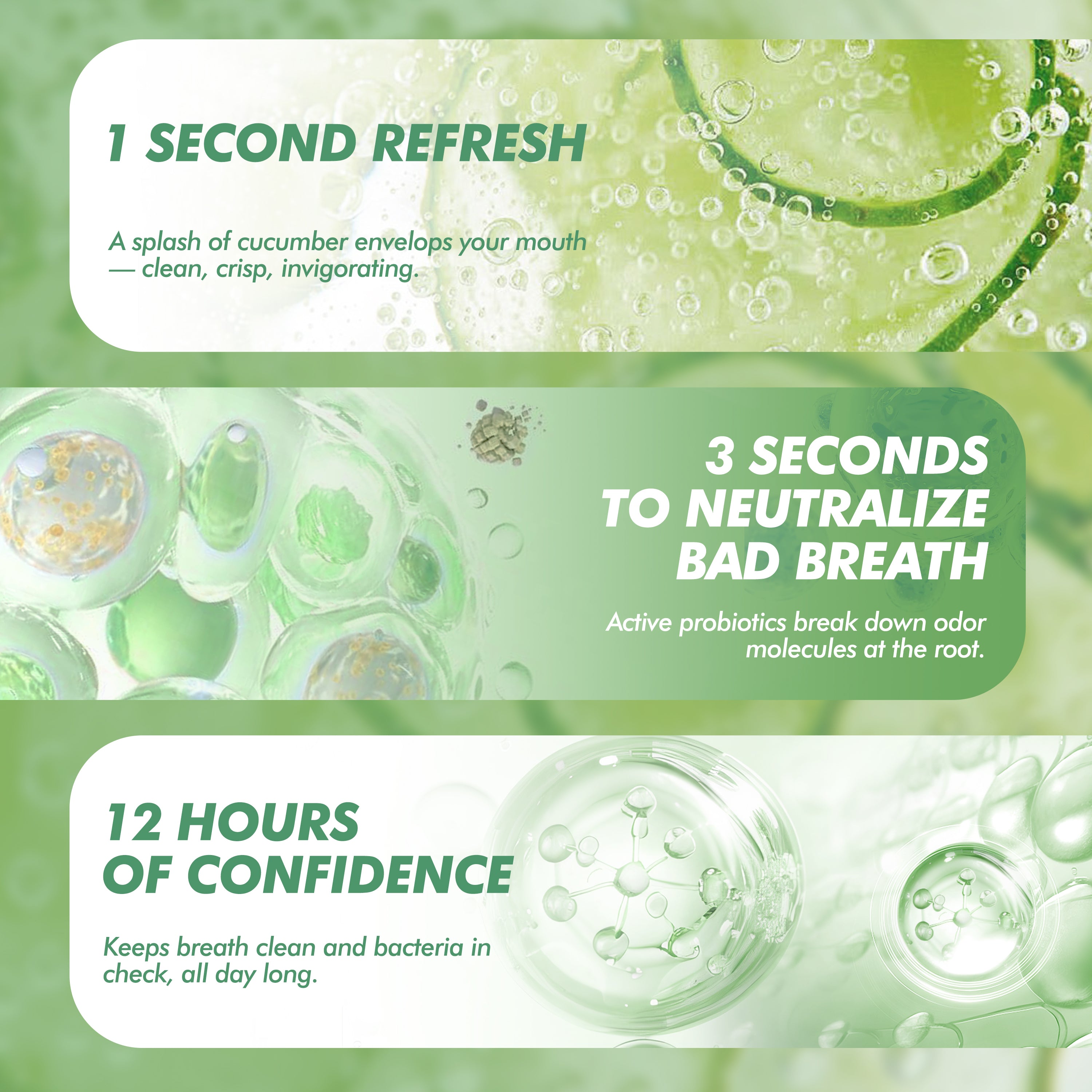 CEELIKE — Cucumber Probiotic Mist 20ml. Crisp. Cool. Confident.