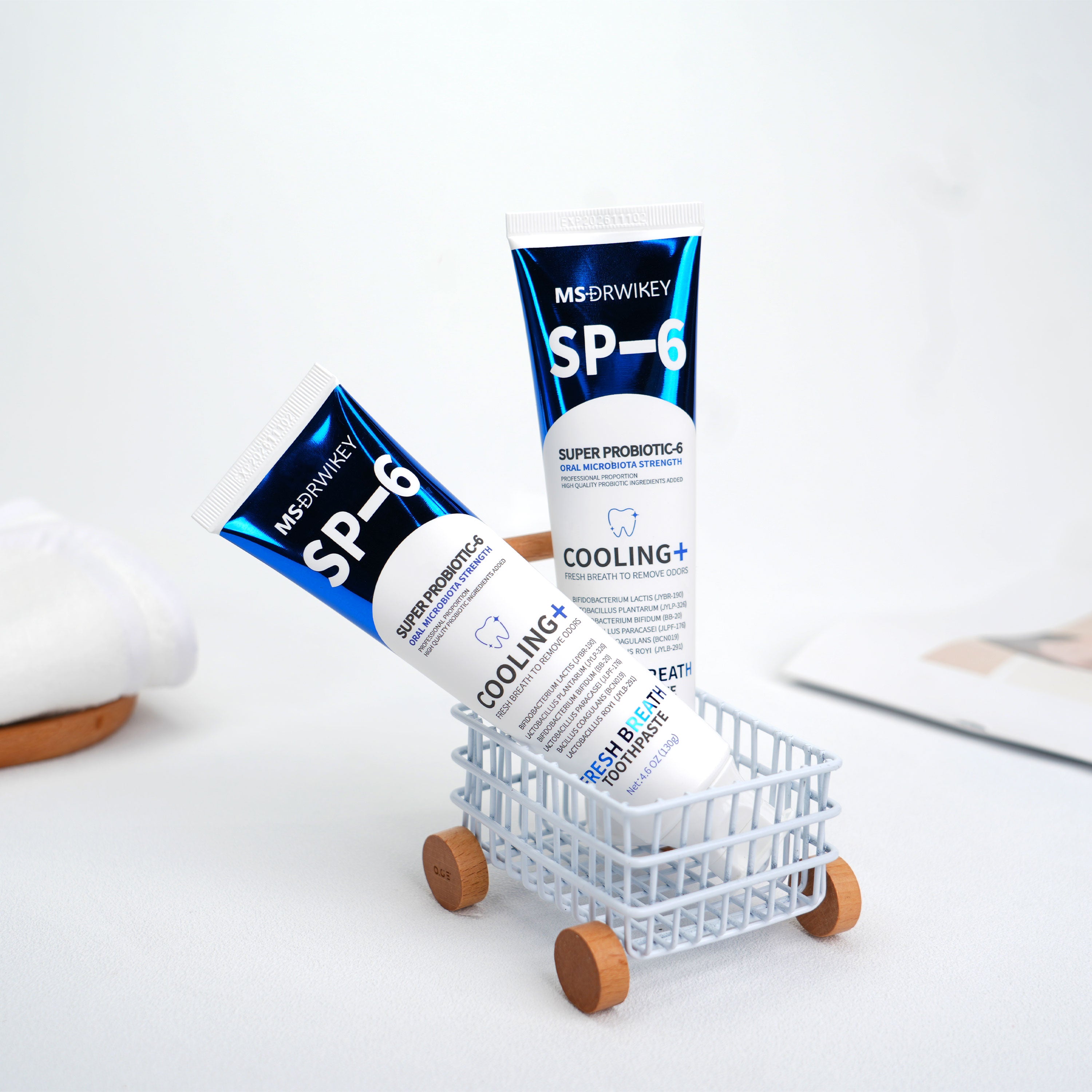 MSDRWIKEY Cool Breath Fresh Toothpaste 3-Pack – Mint flavor, gives you long-lasting fresh breath