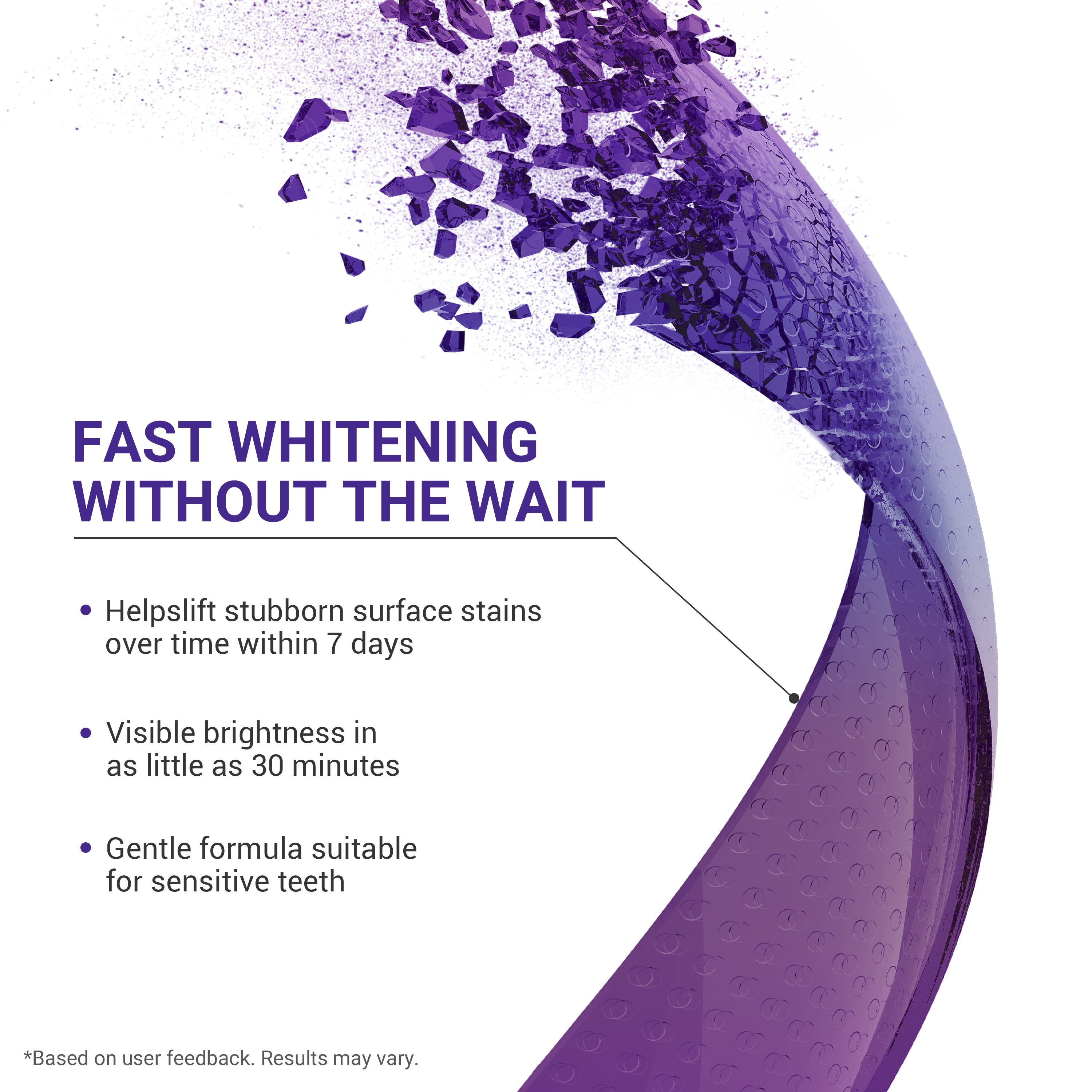 CEELIKE Hydroxyapatite Whitening Strips. Smooth. Clean. Visibly Refreshed.