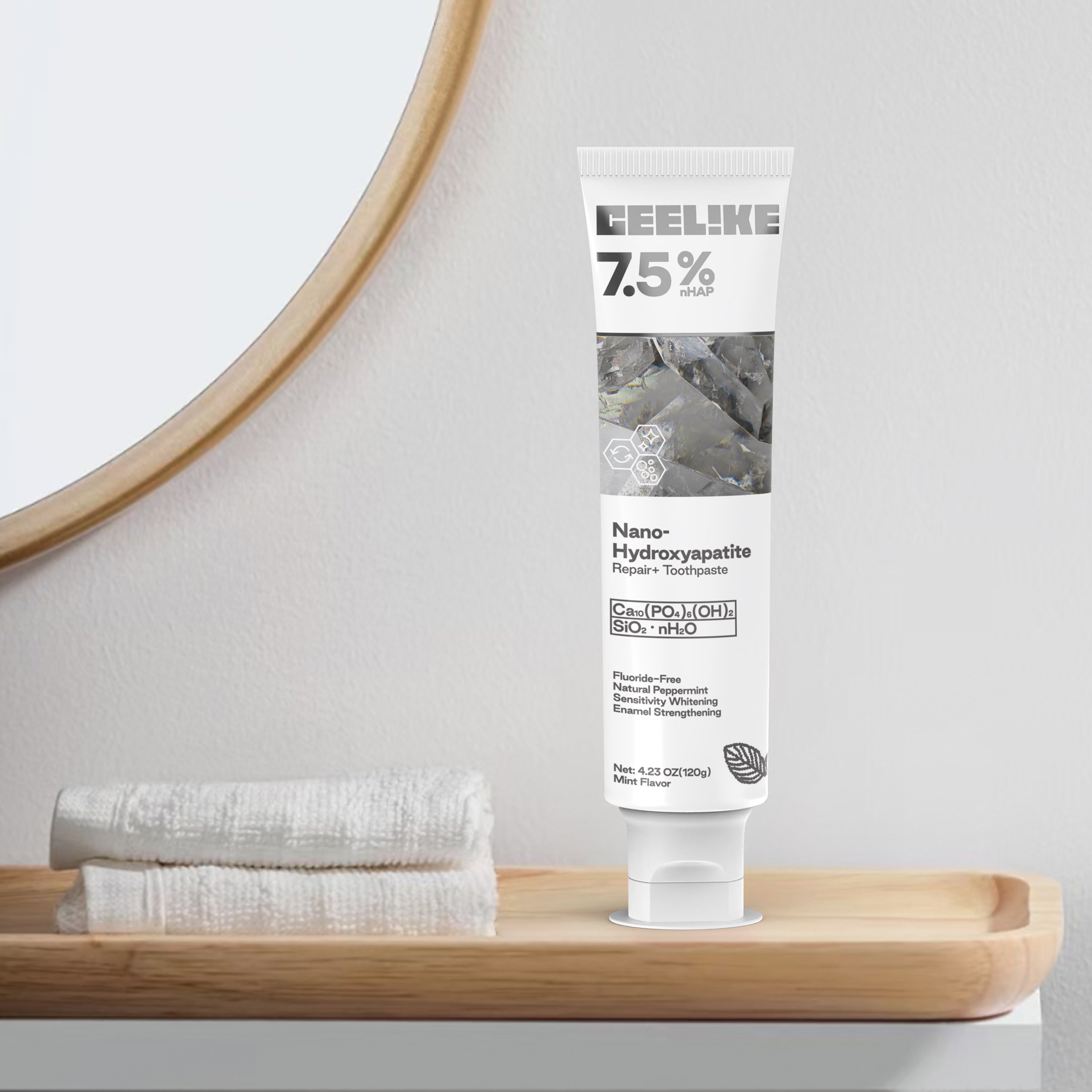 CEELIKE Hydroxyapatite Toothpaste, Repair and Protect Toothpaste, 4.23oz