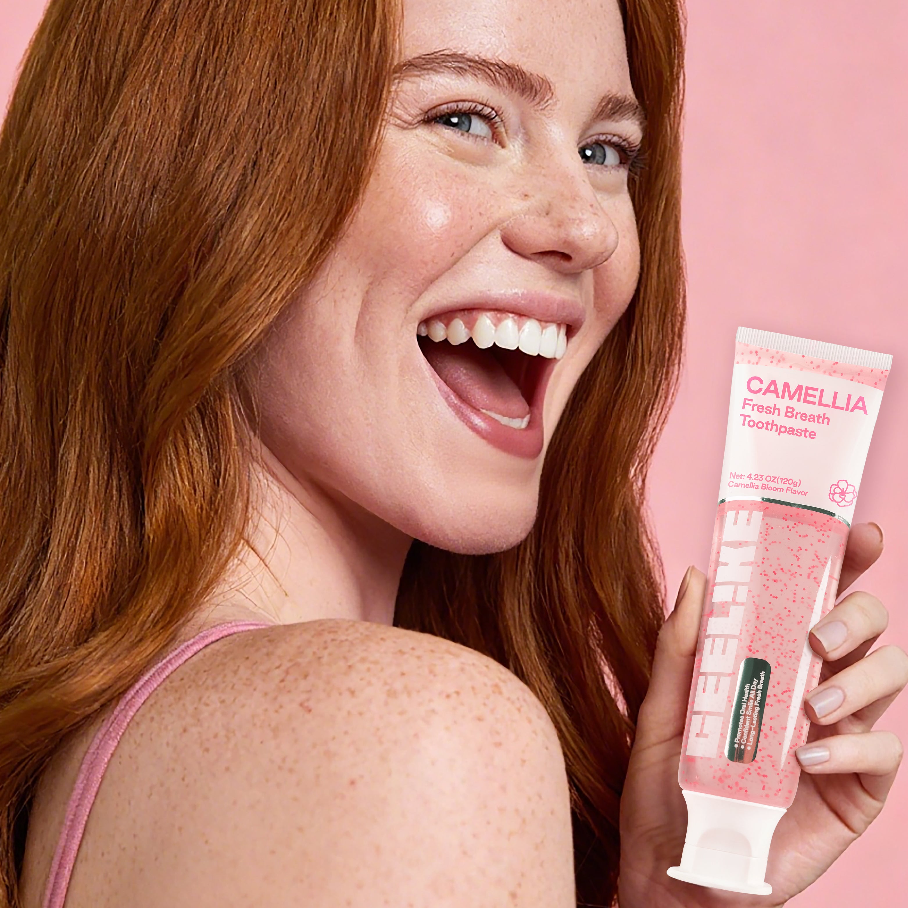 CEELIKE Camellia Fresh Breath Toothpaste – Gentle Clean, Lasting Freshness