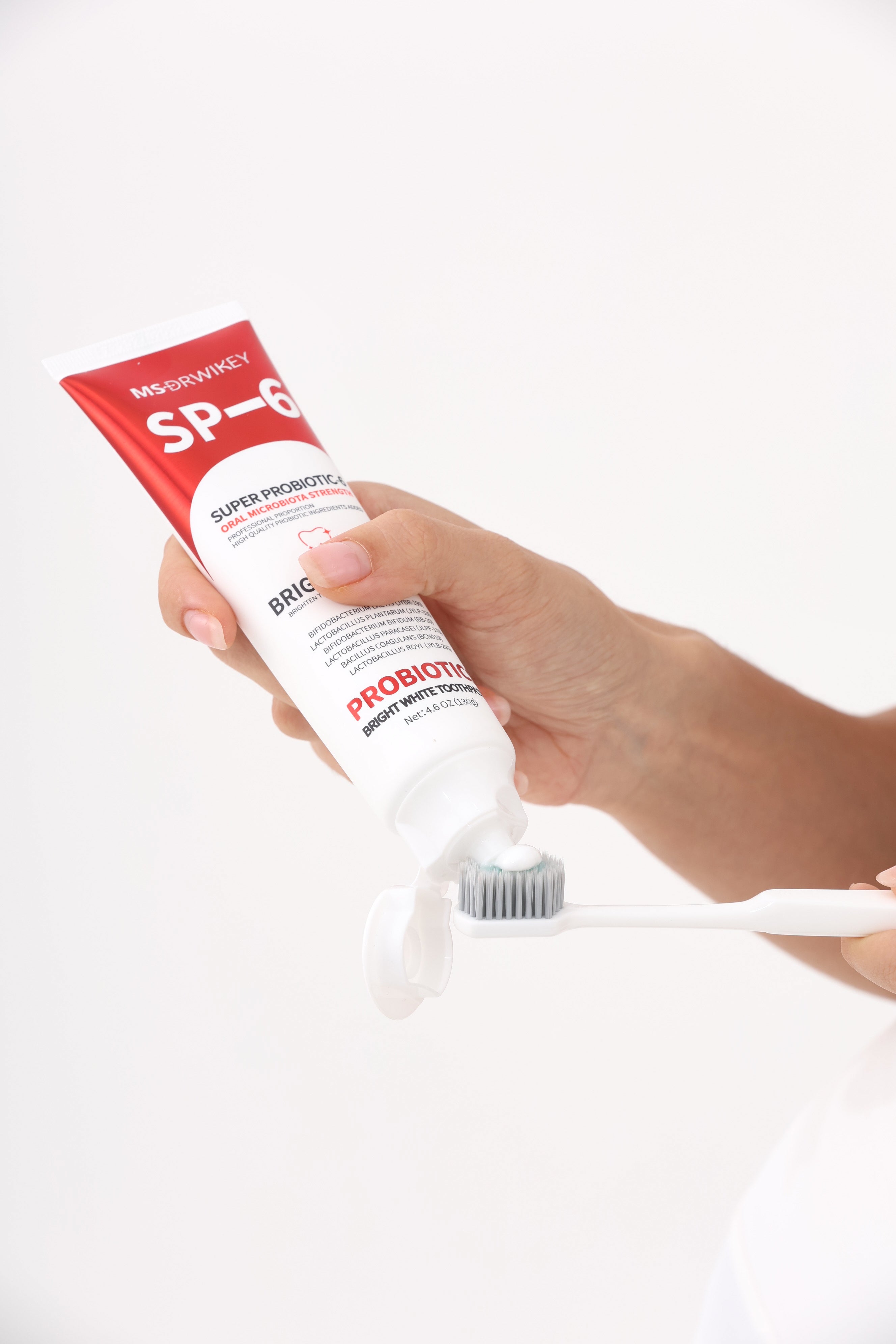 MSDRWIKEY SP-6 Whitening Toothpaste – Brighten Your Smile with the Power of 6 Probiotics