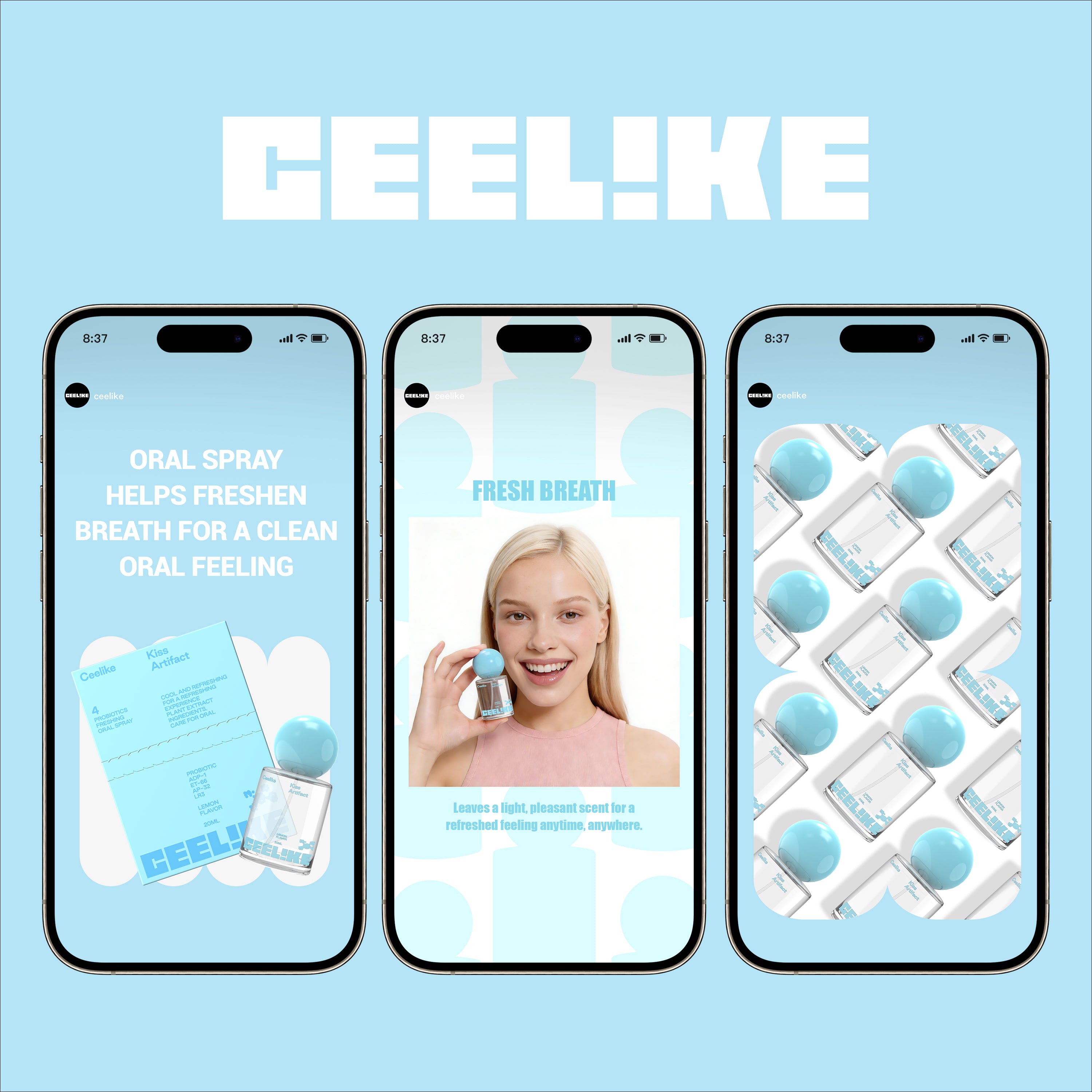 CEELIKE — Lemon Smile Mist 20ml. Zesty. Fresh. Refreshing.