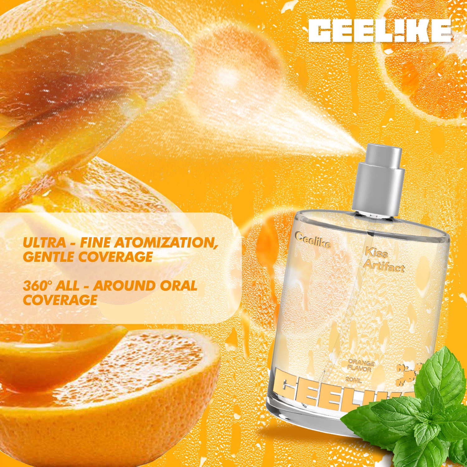 CEELIKE — Orange Probiotic Mist 20ml. Juicy. Bright. Confident.