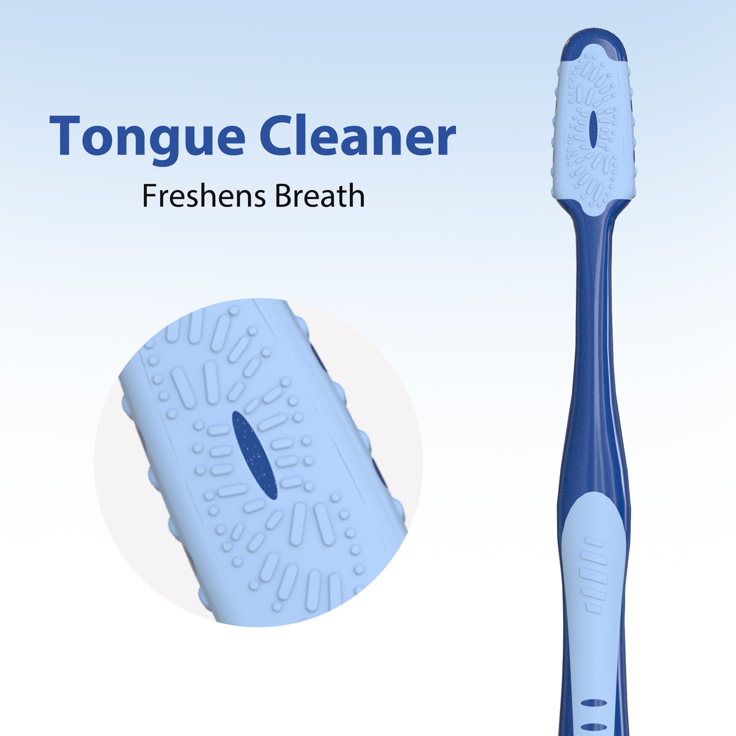 CEELIKE Soft Cross Bristle Toothbrush-Comfortable Daily Care