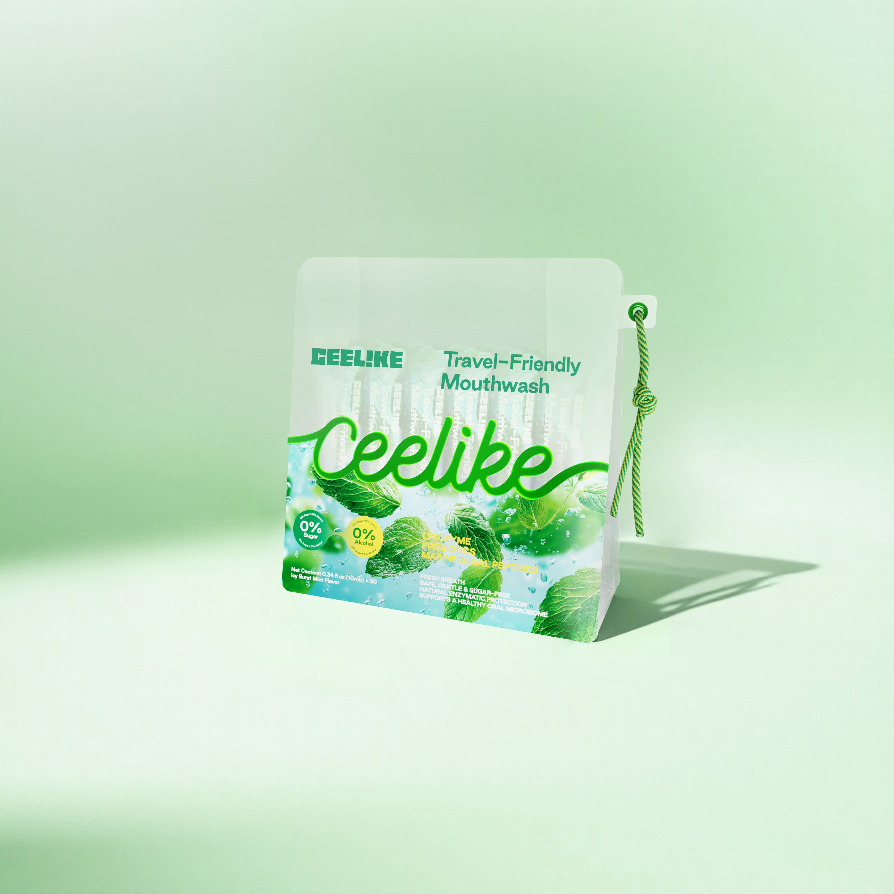CEELIKE Ice Mint Portable Mouthwash — Instant Freshness, Anytime, Anywhere