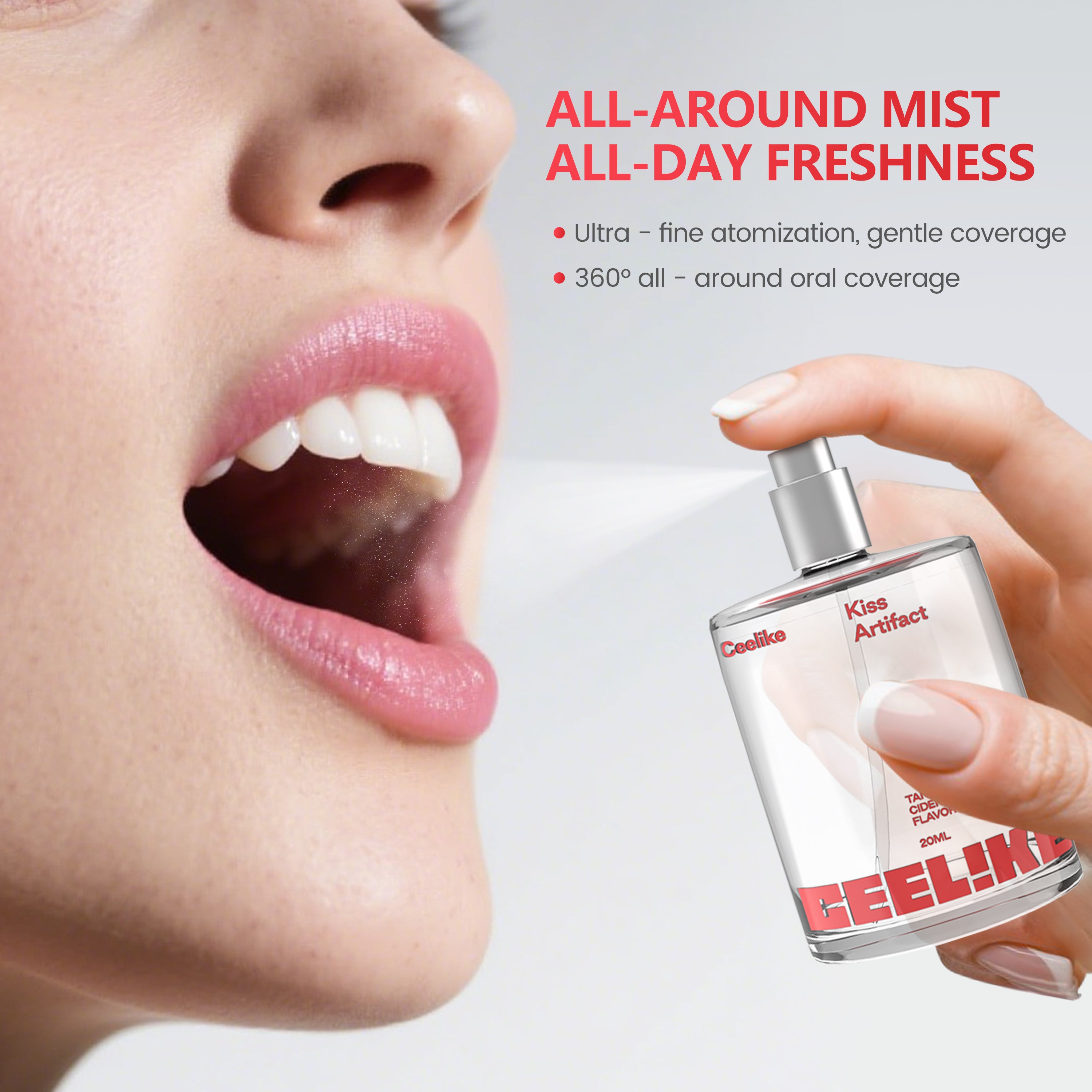 CEELIKE — Apple Cider Vinegar Probiotic Mist 20ml. Fresh. Tangy. Zesty.