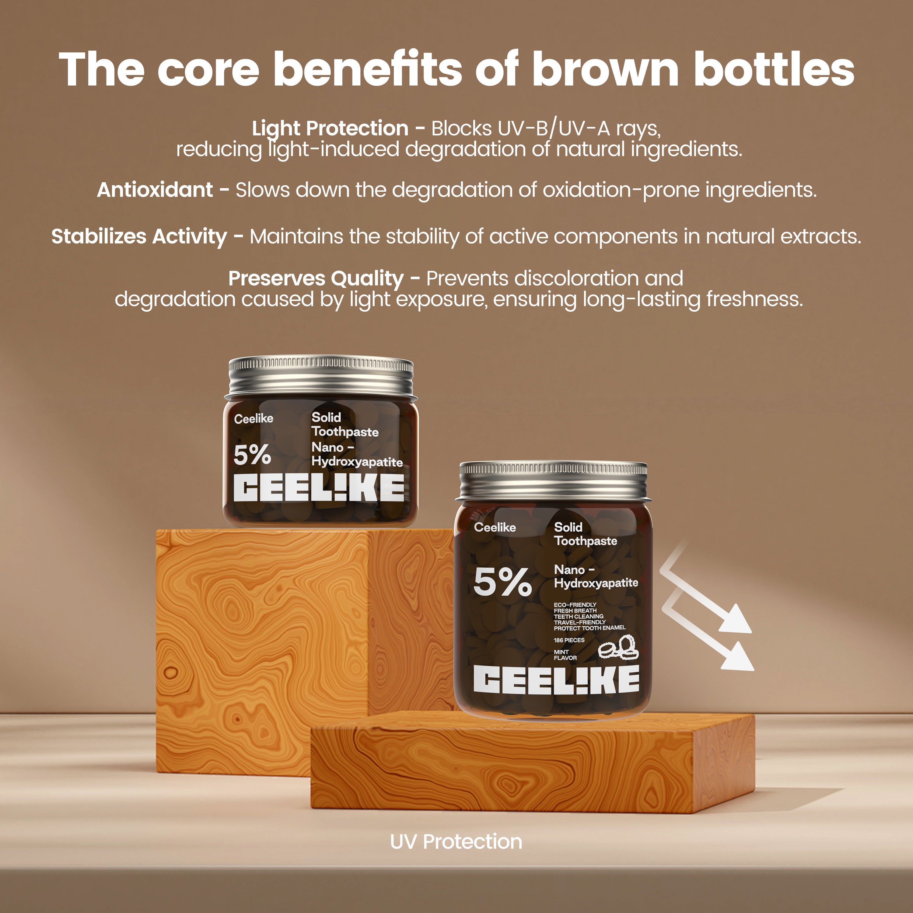 CEELIKE Solid Toothpaste — Advanced Enamel Care & Natural Whitening