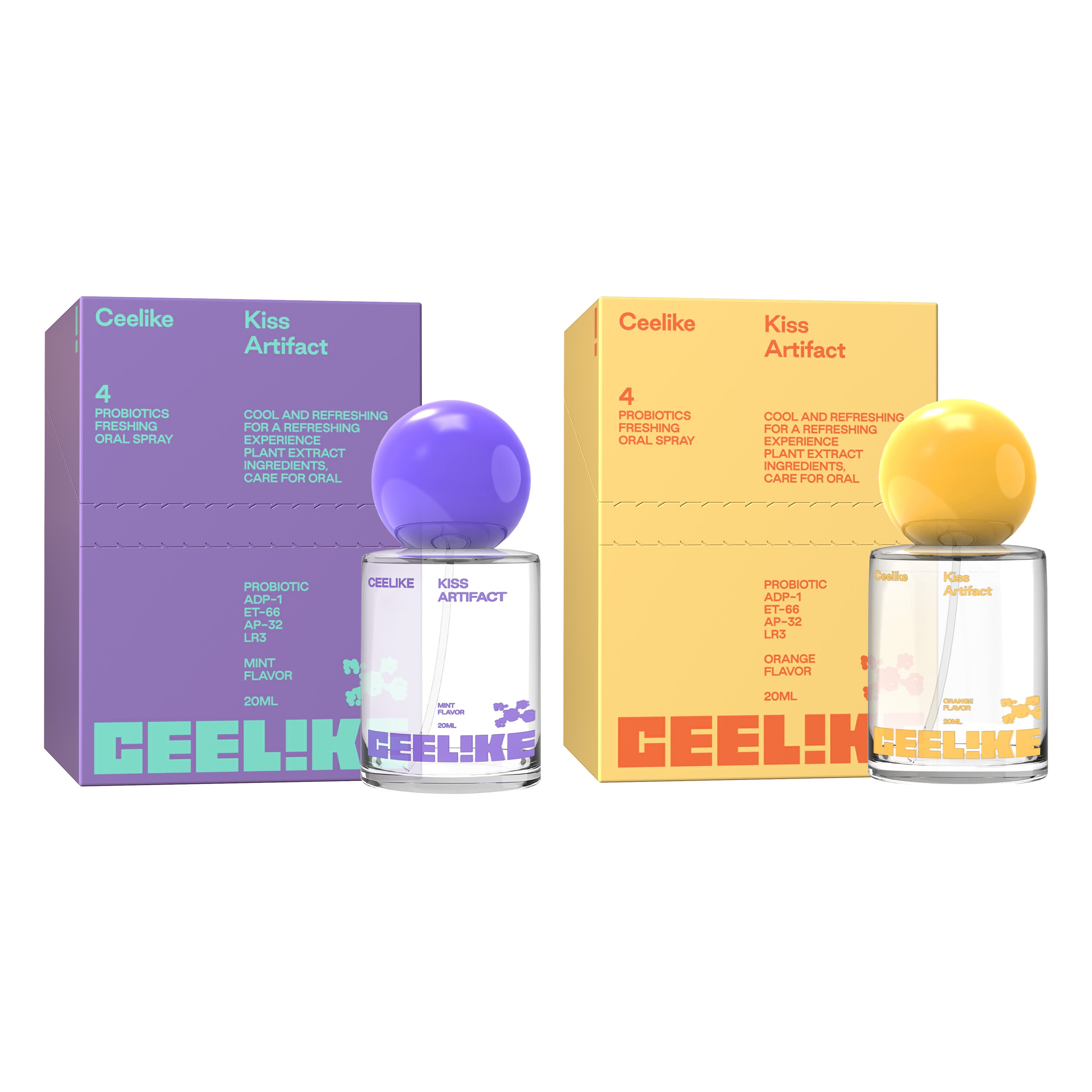 CEELIKE — Probiotic Mist Set 4×20ml. Fresh. Versatile. Confident.