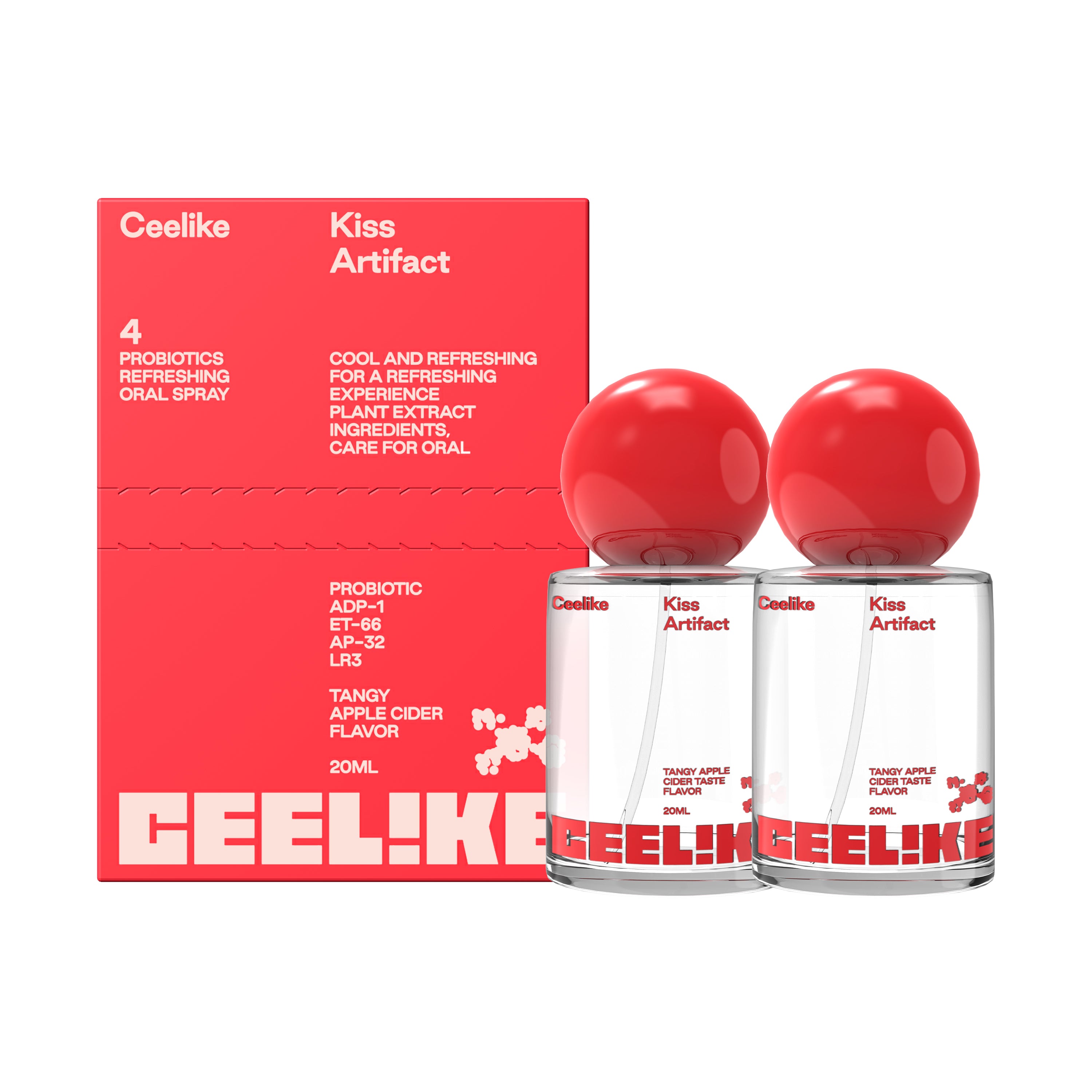 CEELIKE — Apple Cider Vinegar Probiotic Mist 20ml. Fresh. Tangy. Zesty.