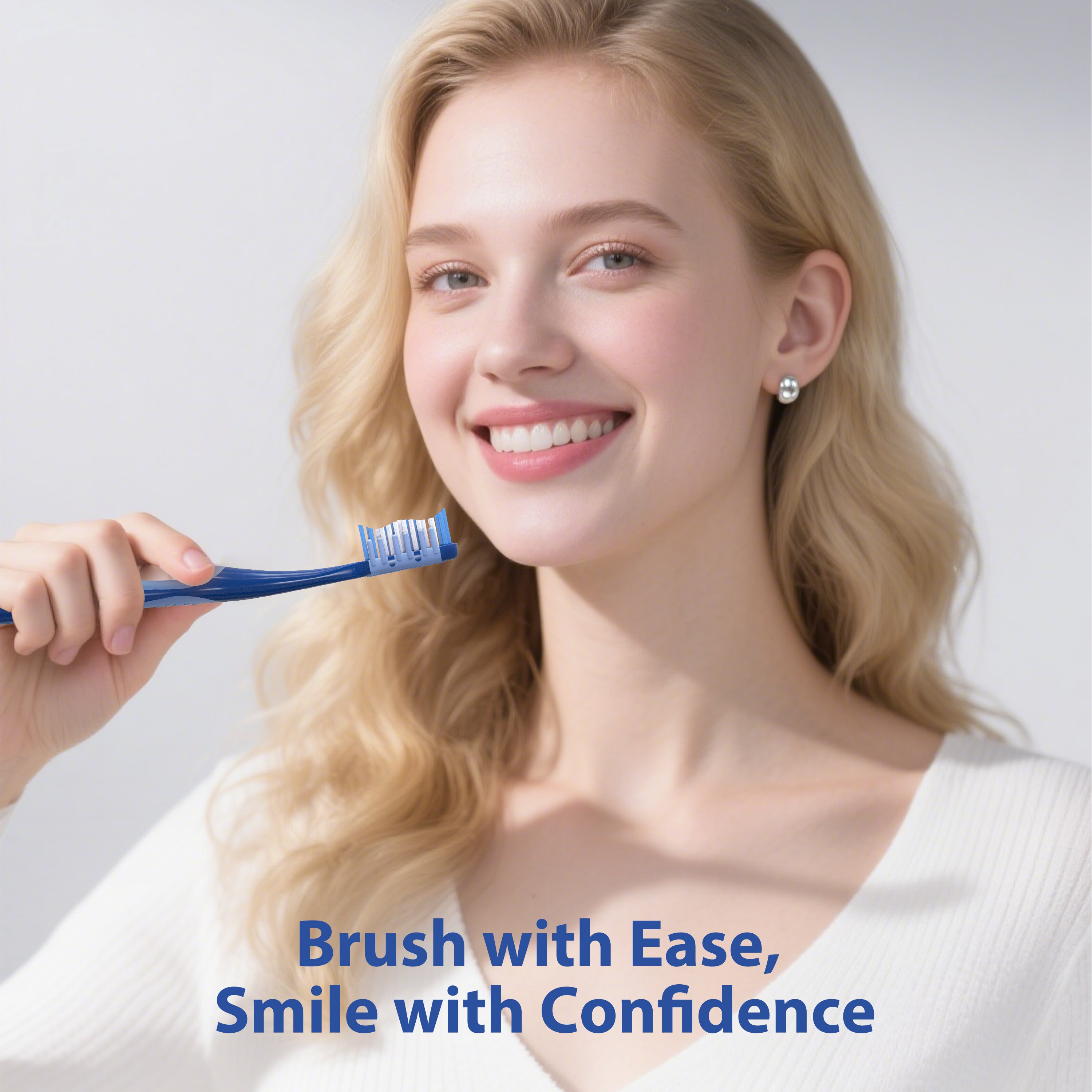 CEELIKE Soft Cross Bristle Toothbrush-Comfortable Daily Care
