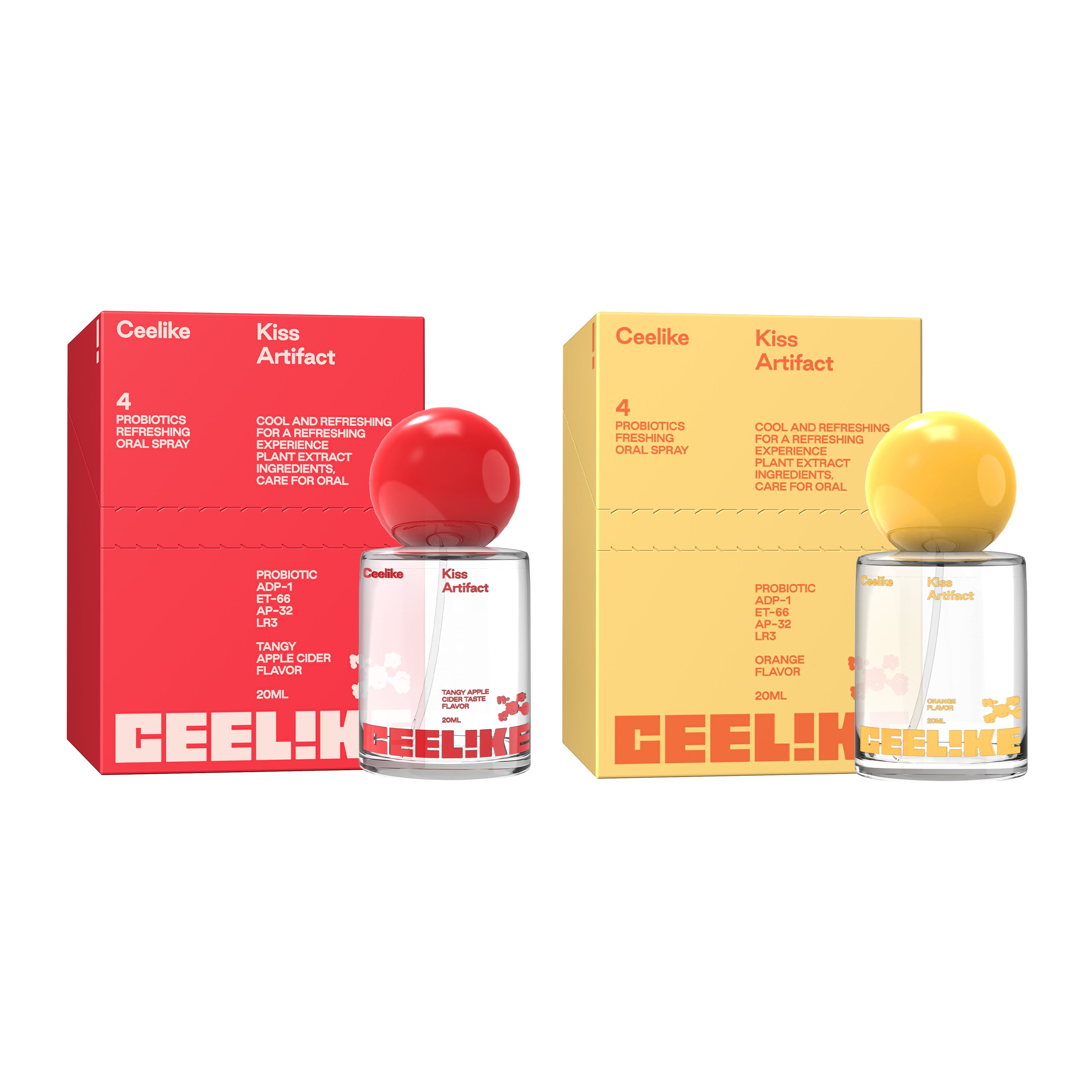 CEELIKE — Probiotic Mist Set 5×20ml. Fresh. Versatile. Confident.