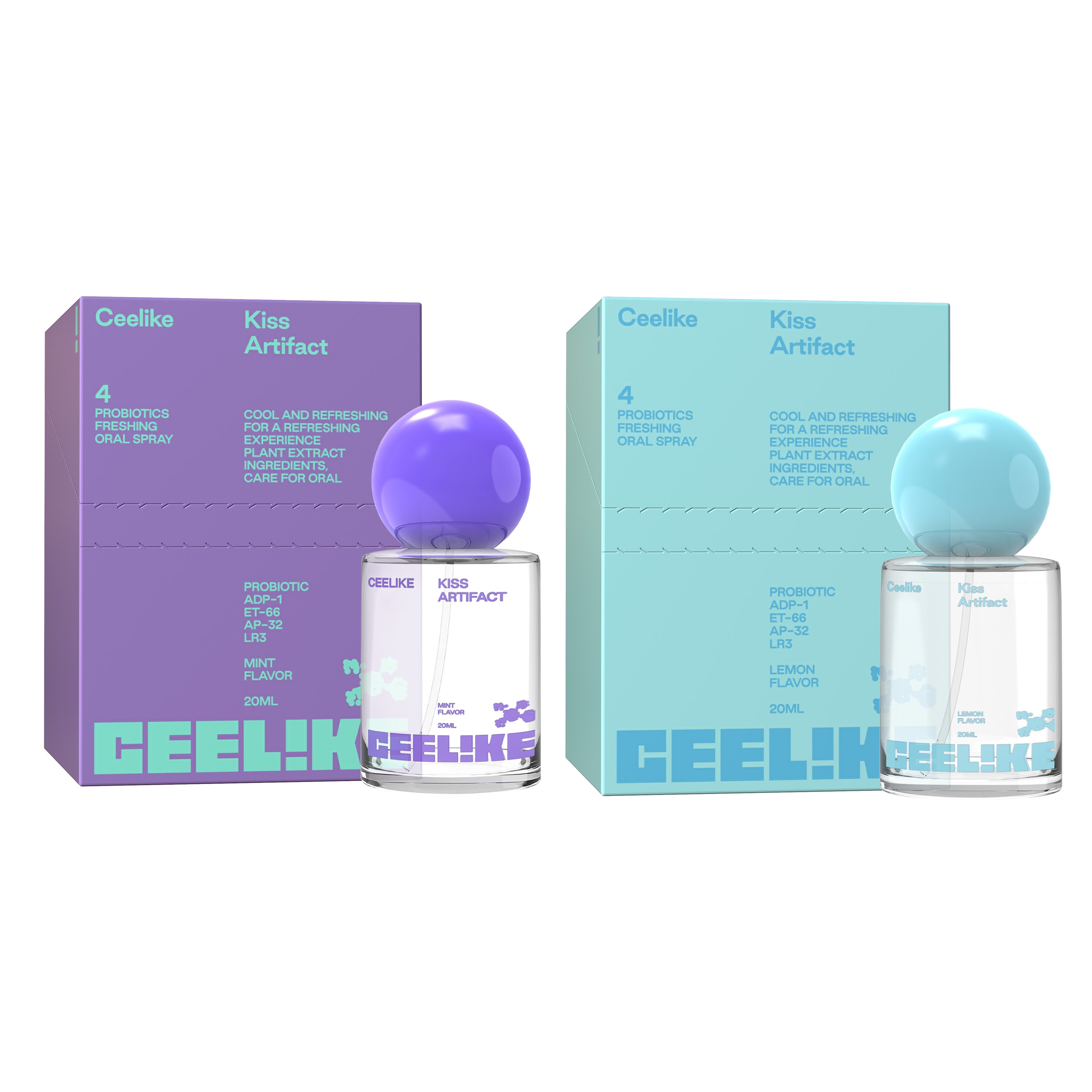CEELIKE — Probiotic Mist Set 4×20ml. Fresh. Versatile. Confident.