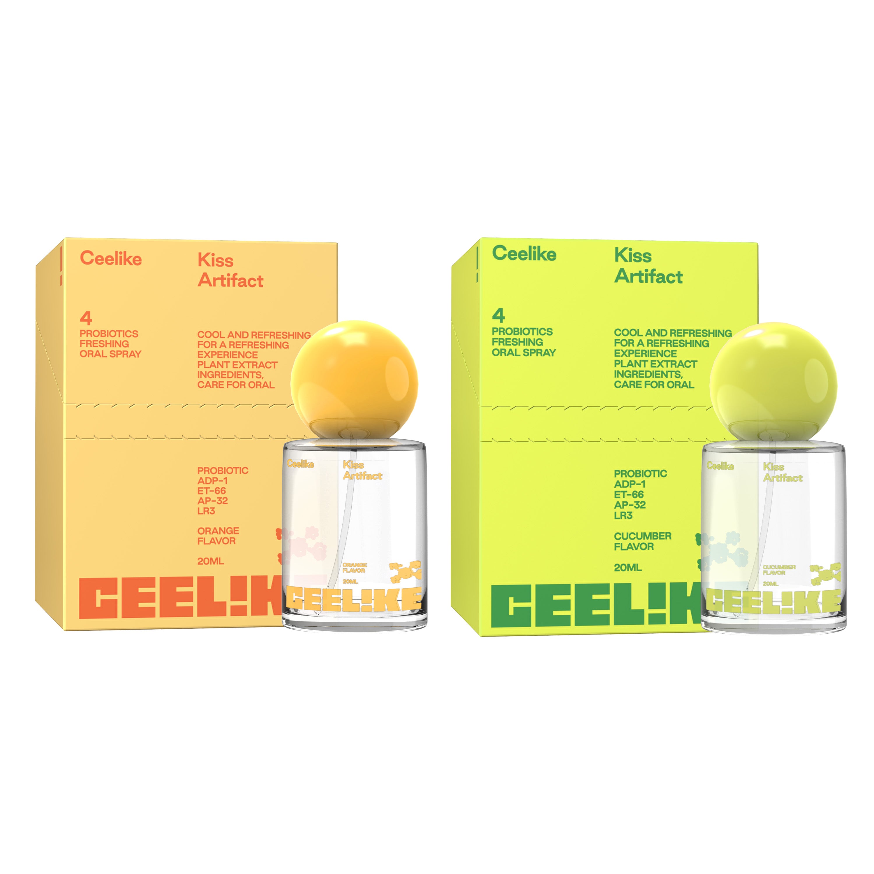 CEELIKE — Probiotic Mist Set 4×20ml. Fresh. Versatile. Confident.