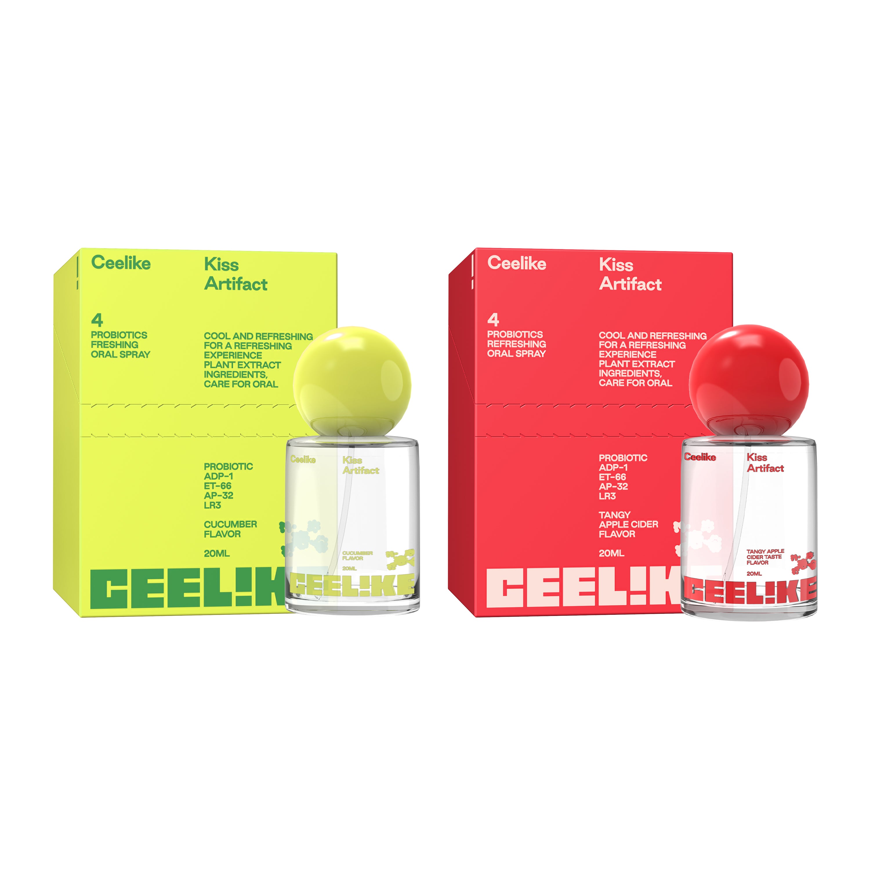 CEELIKE — Probiotic Mist Set 5×20ml. Fresh. Versatile. Confident.