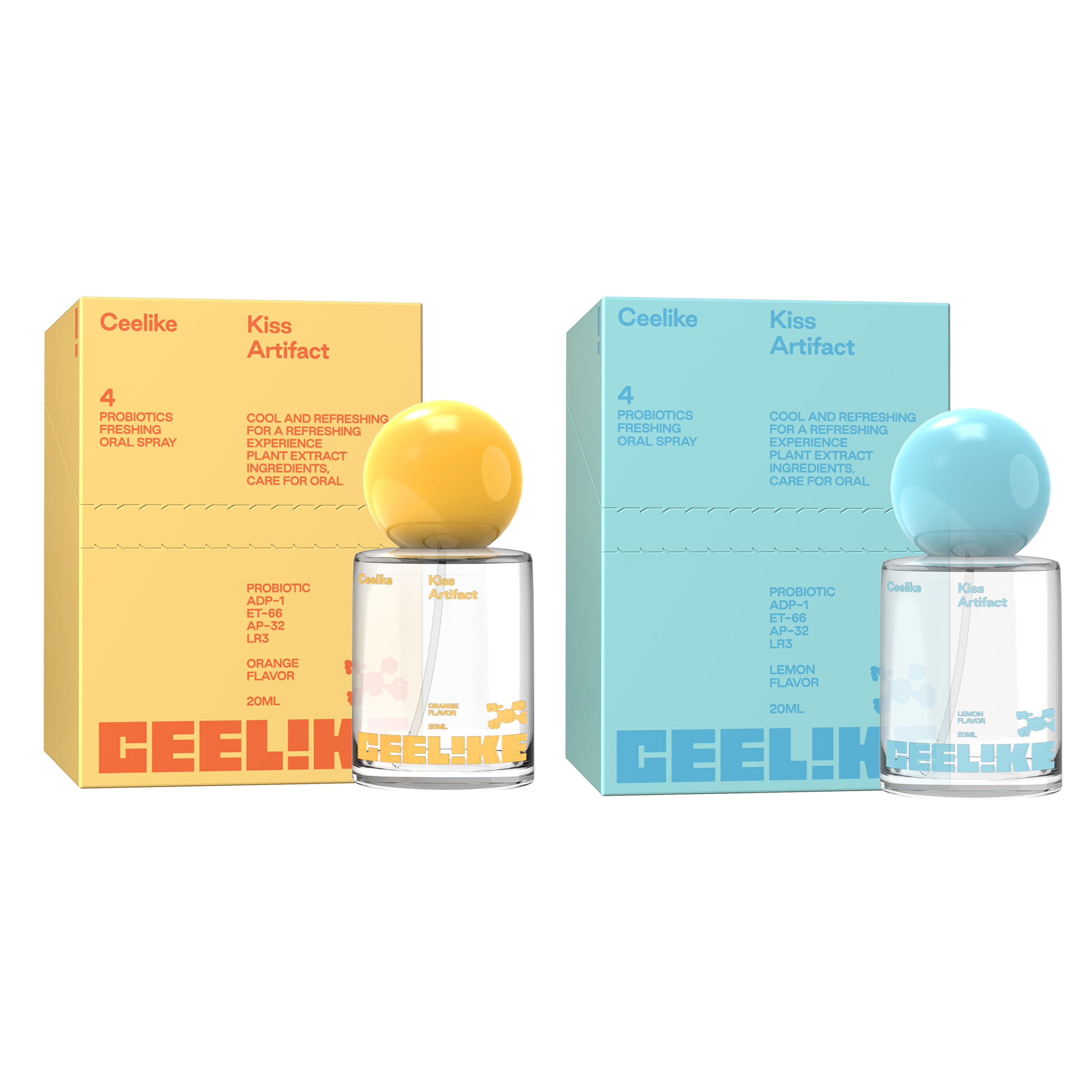 CEELIKE — Probiotic Mist Set 4×20ml. Fresh. Versatile. Confident.