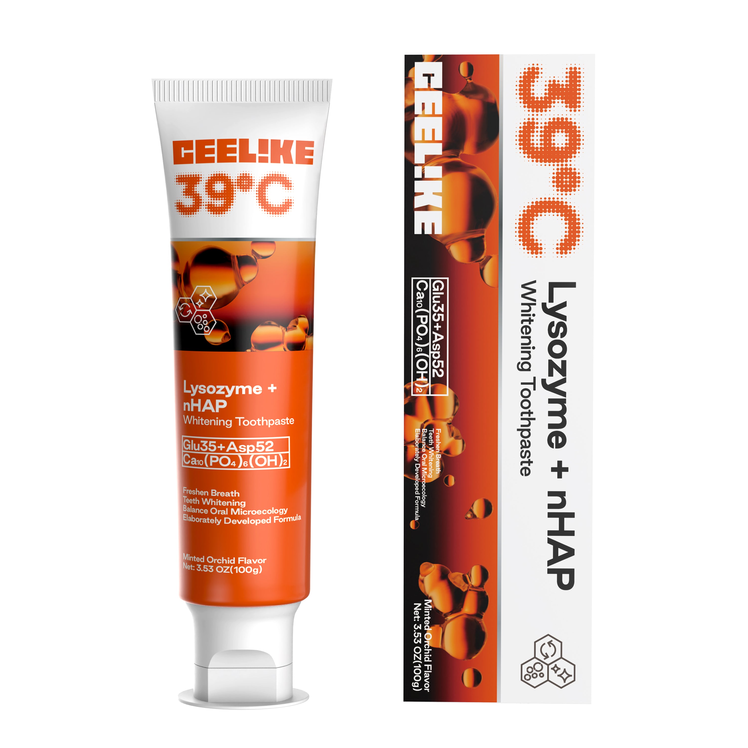 CEELIKE Lysozyme + Hydroxyapatite Toothpaste | Gentle Antibacterial Formula · Strengthens Enamel · Protects Gums · Soothes Sensitivity