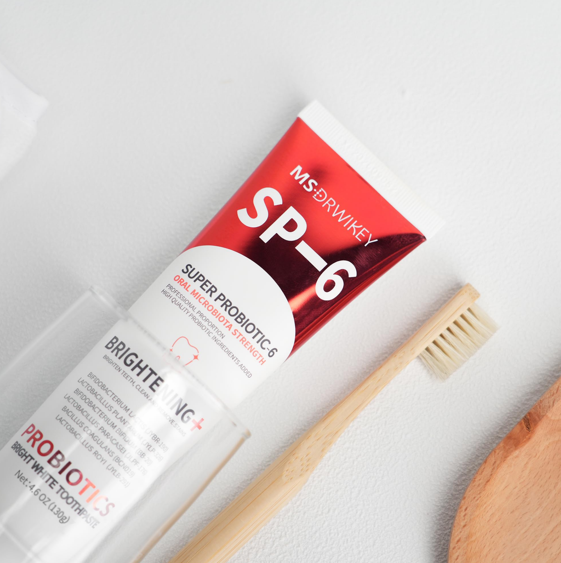 MSDRWIKEY SP-6 Whitening Toothpaste – Brighten Your Smile with the Power of 6 Probiotics
