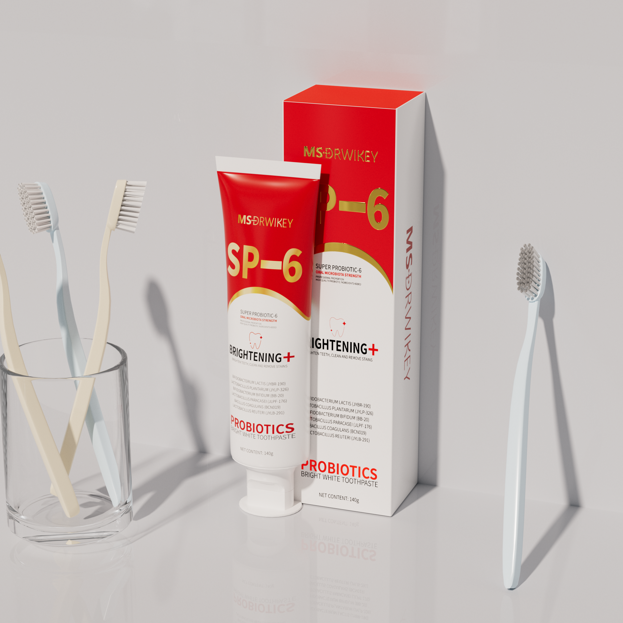"Unlock the Power of Probiotics: The Key to Healthier Teeth and Gums with MSDRWIKEY Toothpaste"